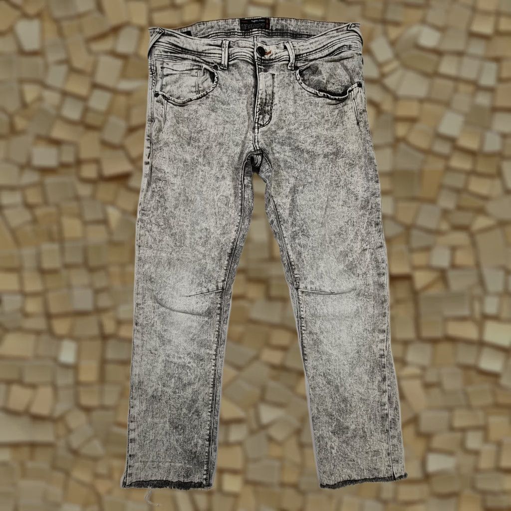 Denime Angelo Litrico Urbndist Jeans Mens W31 L30 Skinny Fit Grey Stretch Denim Size US 36 / EU 52 - 1 Thumbnail