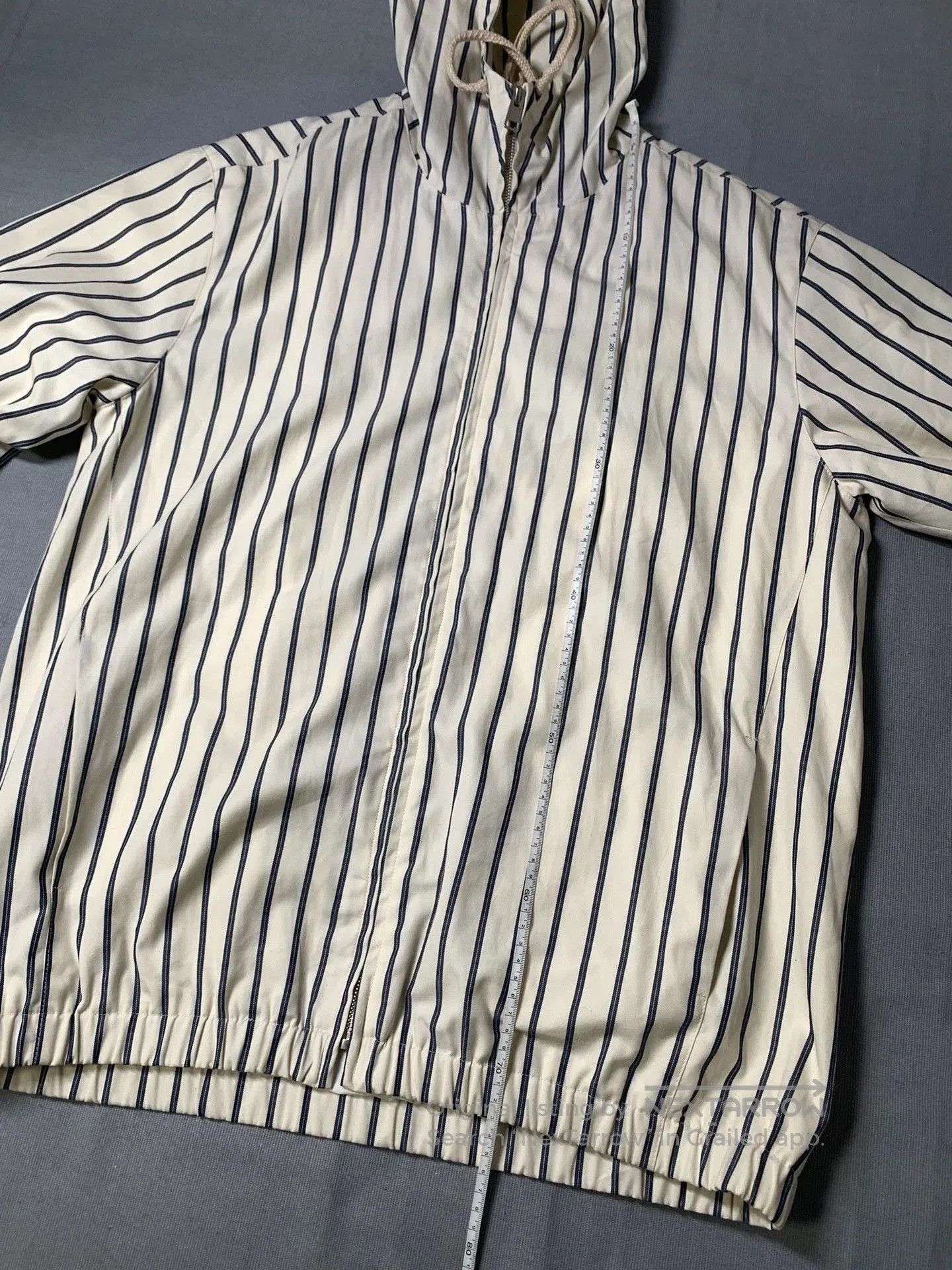Sandro SANDRO French Stripe Hooded Jacket. Size US L / EU 52-54 / 3 - 8 Thumbnail