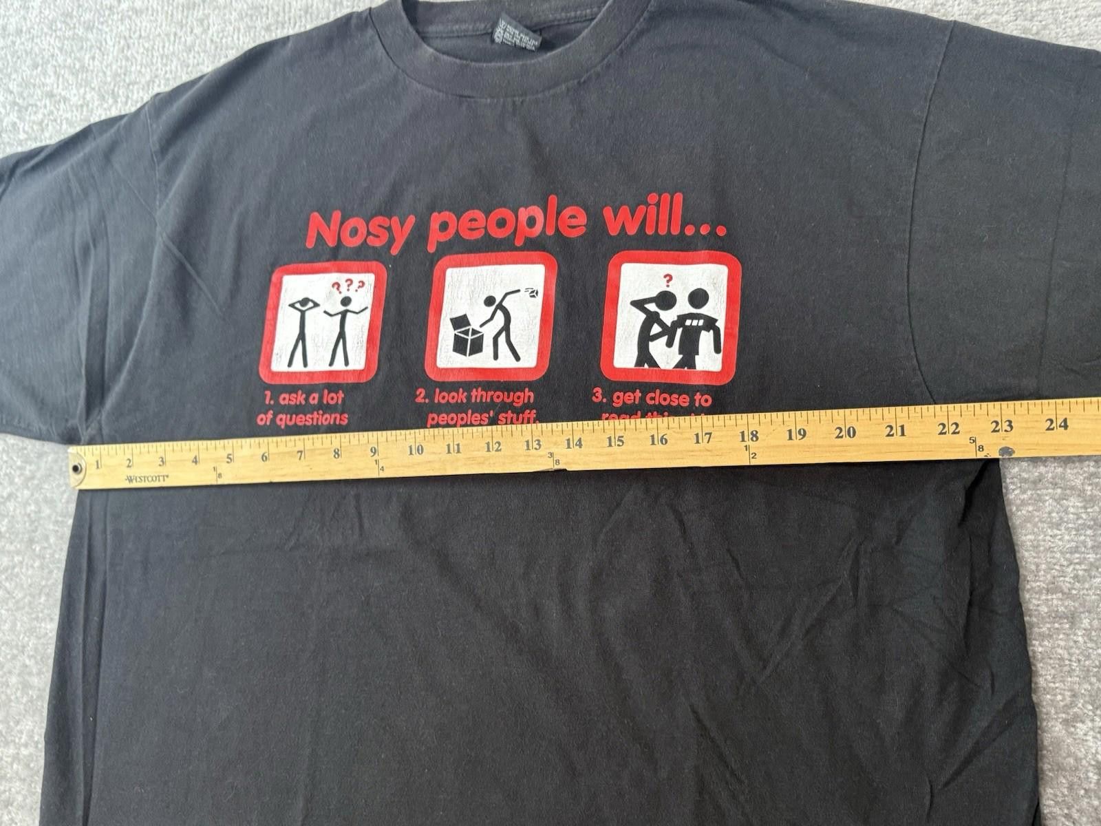 Vintage Vintage 90s Statement Comedy Funny T-Shirt Large XL Size US XL / EU 56 / 4 - 6 Thumbnail