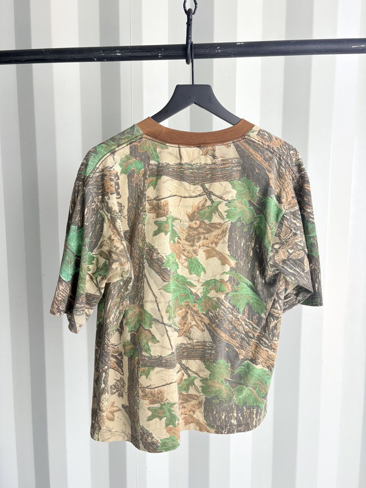 Vintage Thrashed Camo Boxy Sun Faded Distressed Shirt ERD GRUNGE Size US XL / EU 56 / 4 - 4 Thumbnail