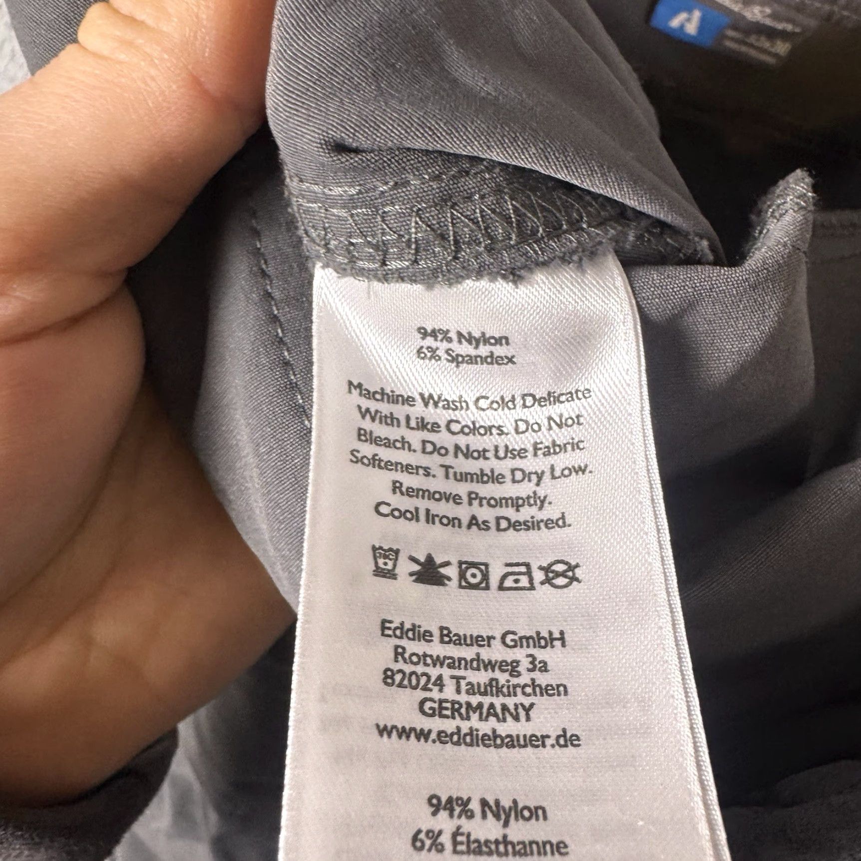 Eddie Bauer Eddie Bauer First Ascent Pants Mens 33x26 Cargo Hike Pro Guide Unlined Hemmed Gray / 33 Slim? Size US 33 - 4 Thumbnail