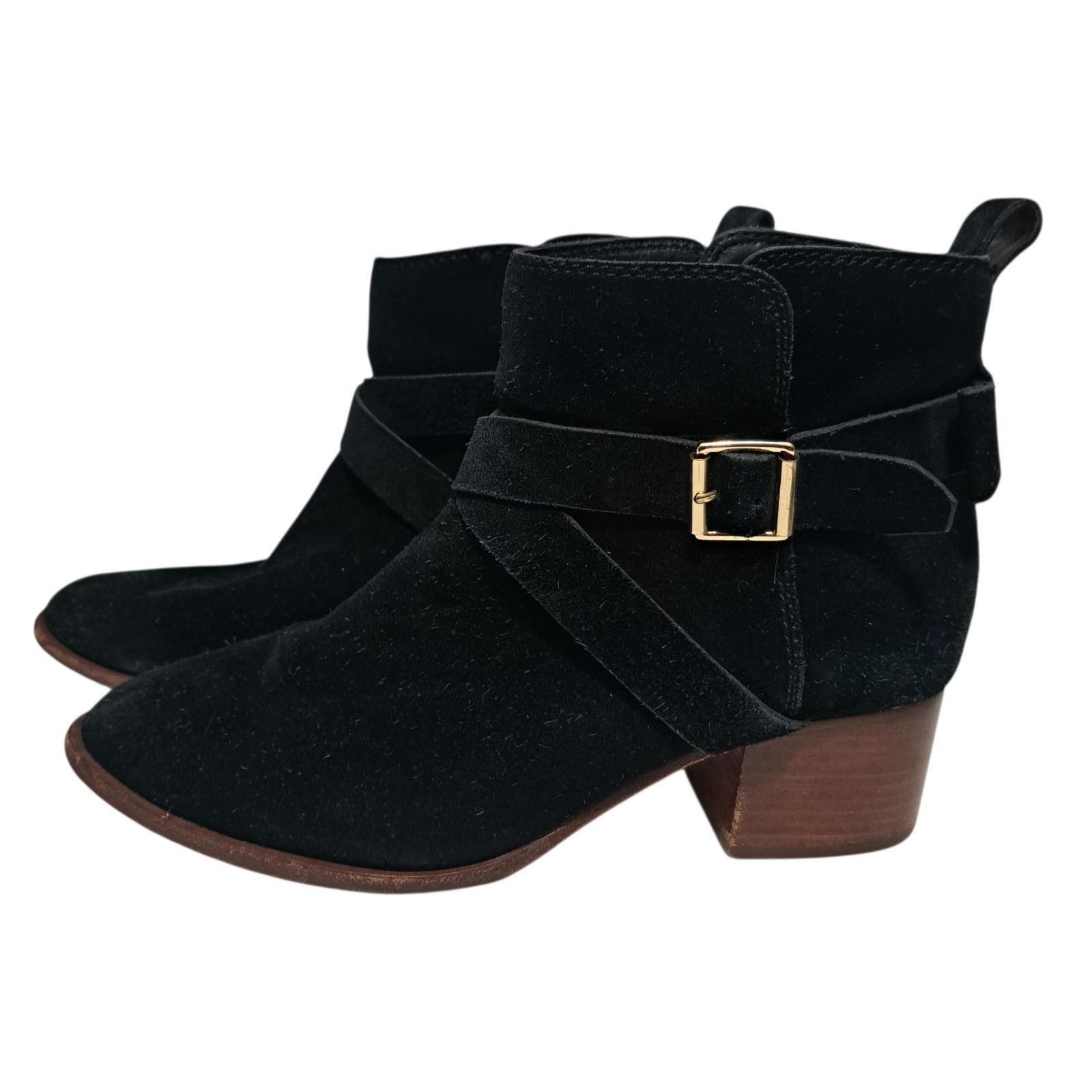 Kate Spade Kate Spade Taley Logo Bow Gothic Western Pull On Leather Sue Size US 8.5 / IT 38.5 - 4 Thumbnail