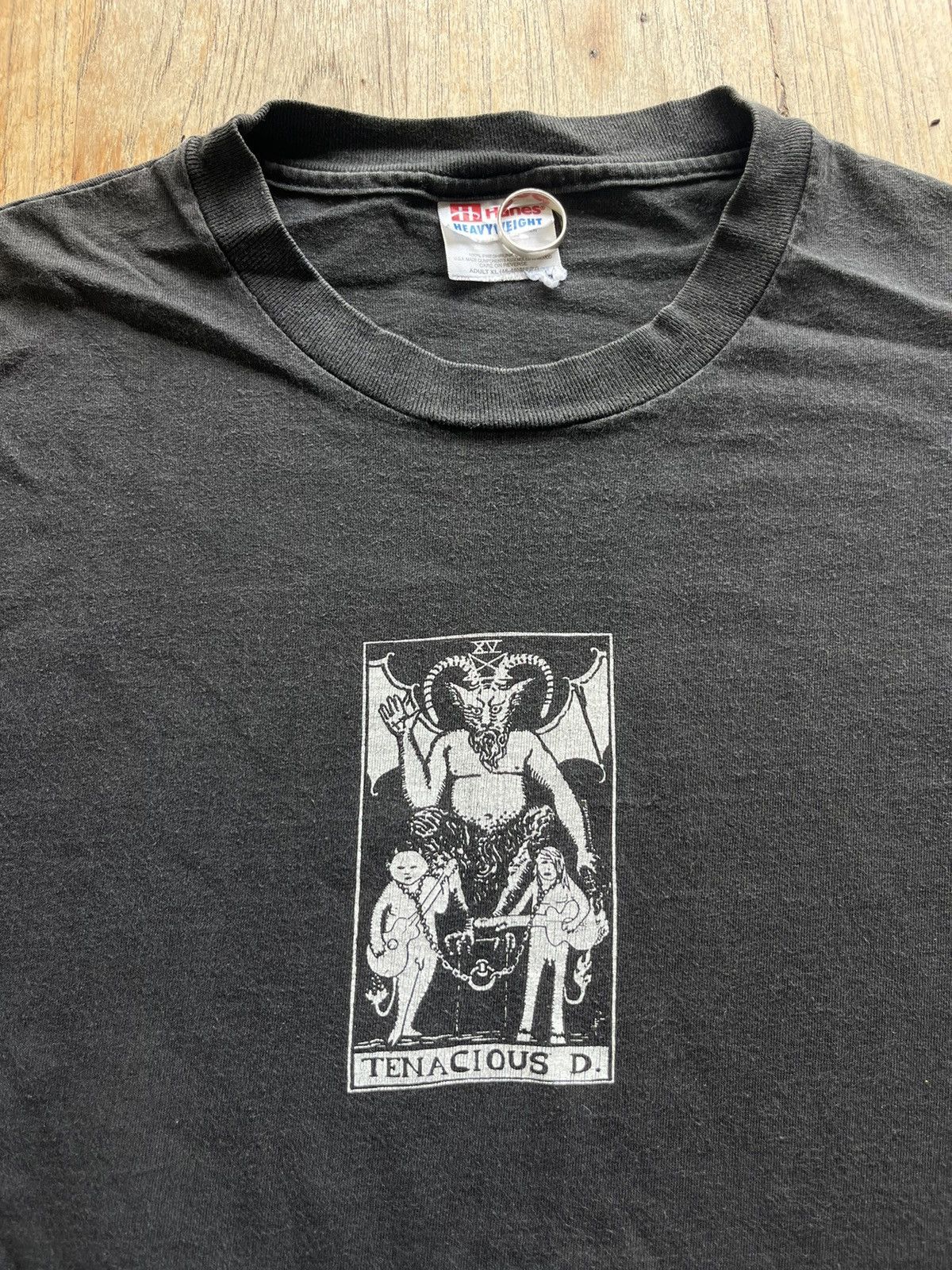 Vintage Vintage TENACIOUS D. ( Jack Black ) Movie Tshirt Size US XL / EU 56 / 4 - 5 Thumbnail