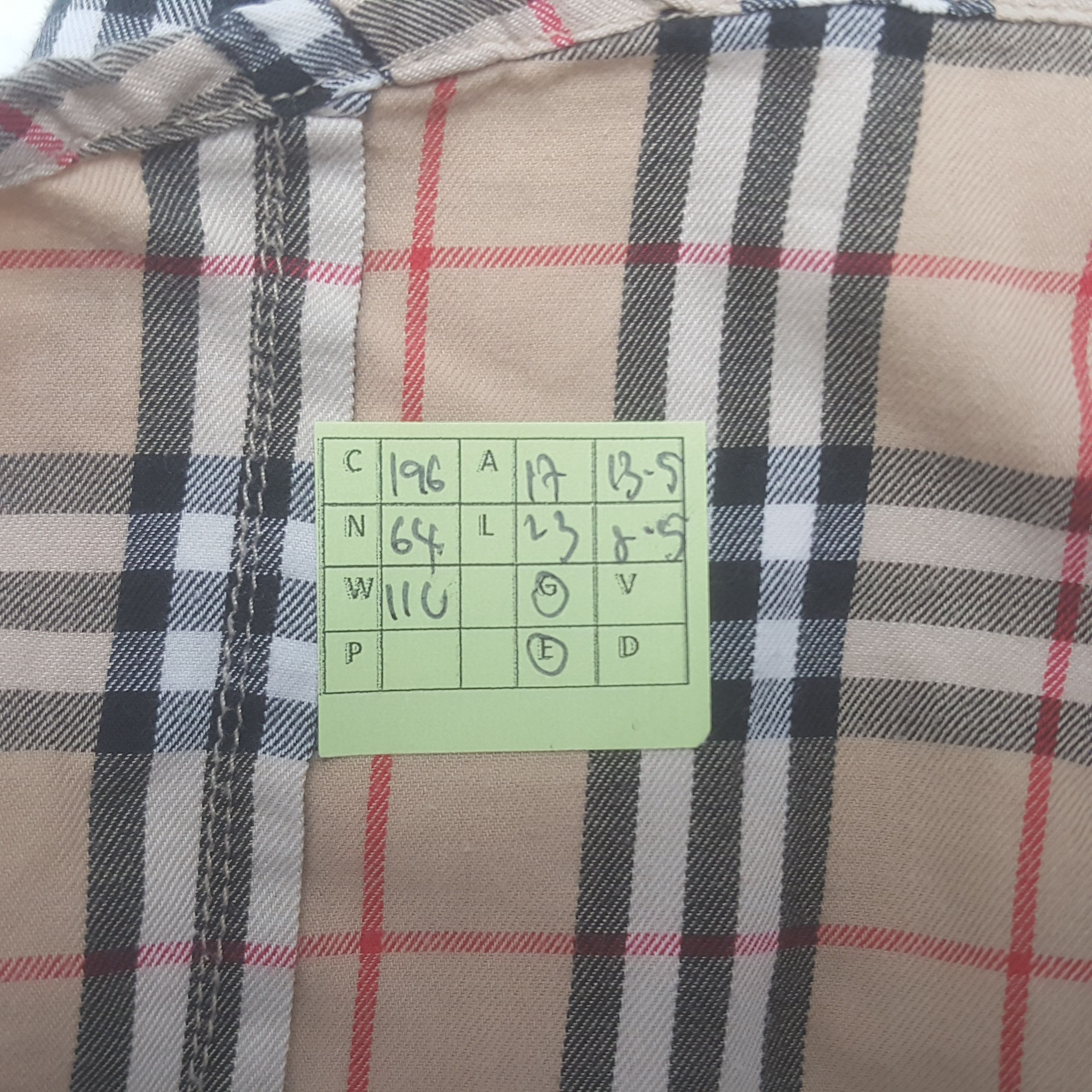 Vintage Burberry London Nova Check Shirt Button Up