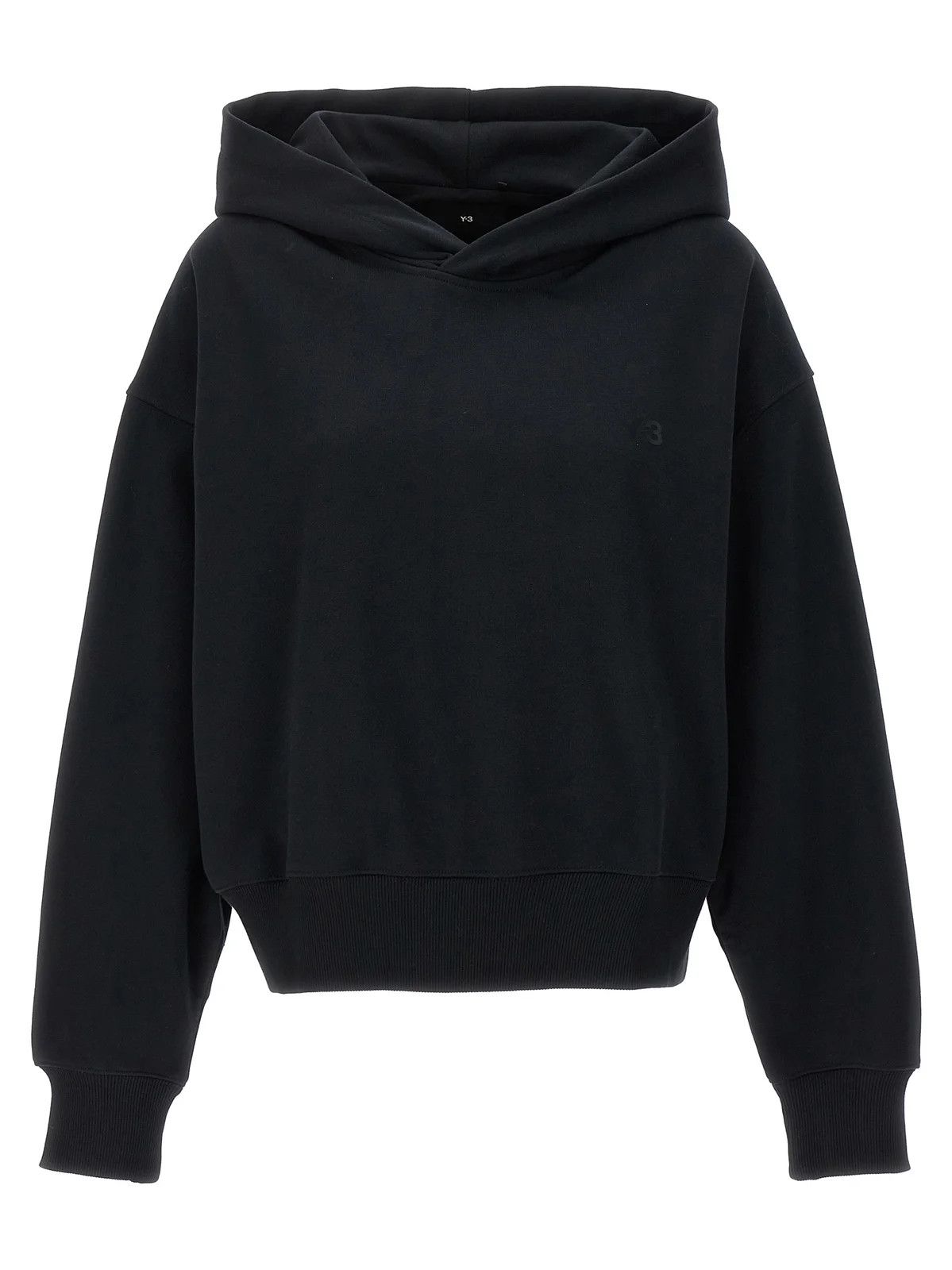 Y-3 o1s22i1n0924 Boxy Hoodie With Hood in Black Size S / US 4 / IT 40 - 1 Thumbnail