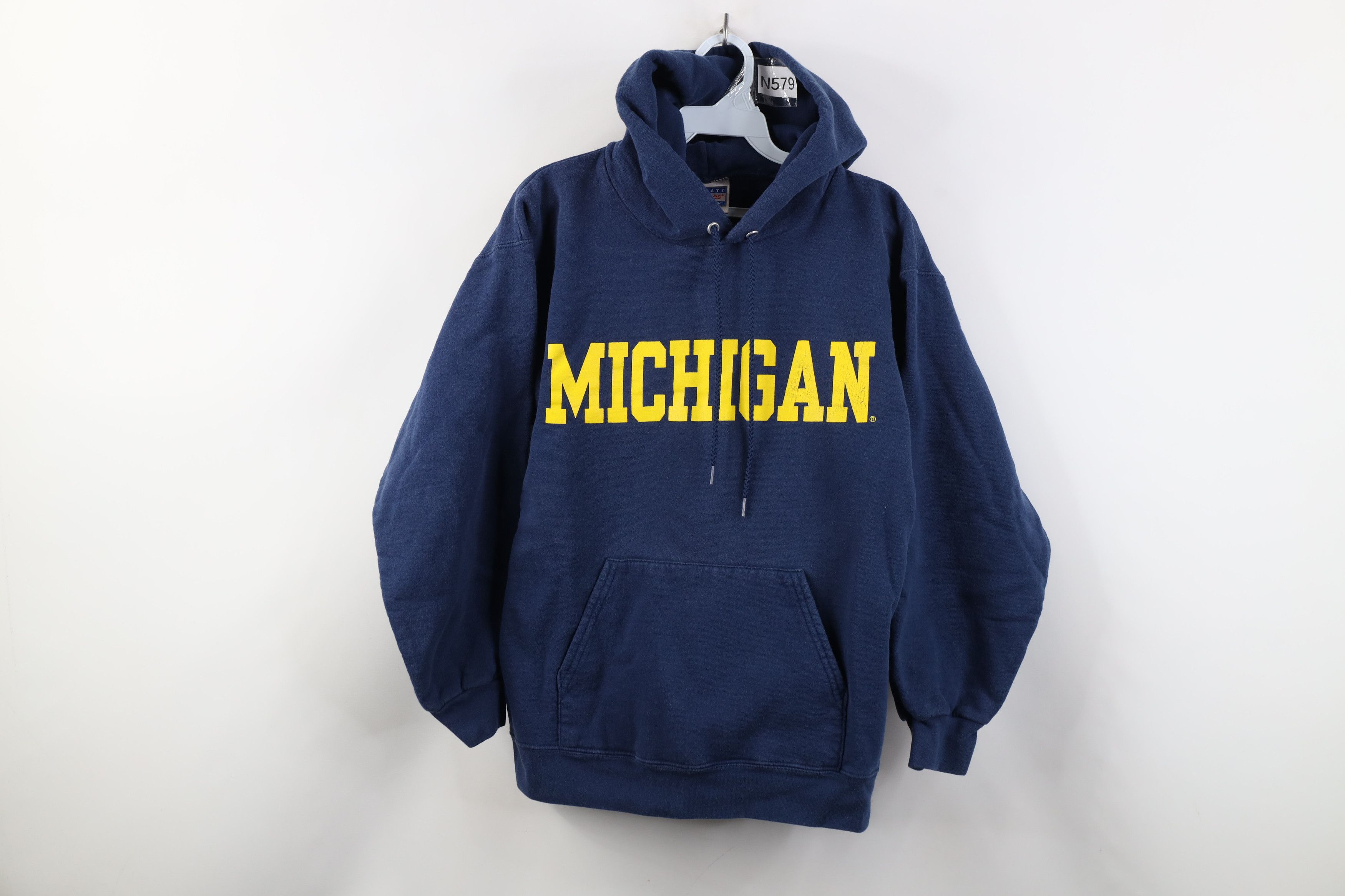 Vintage Vintage 90s Heavyweight University of Michigan Sweatshirt Size S / US 4 / IT 40 - 1 Thumbnail