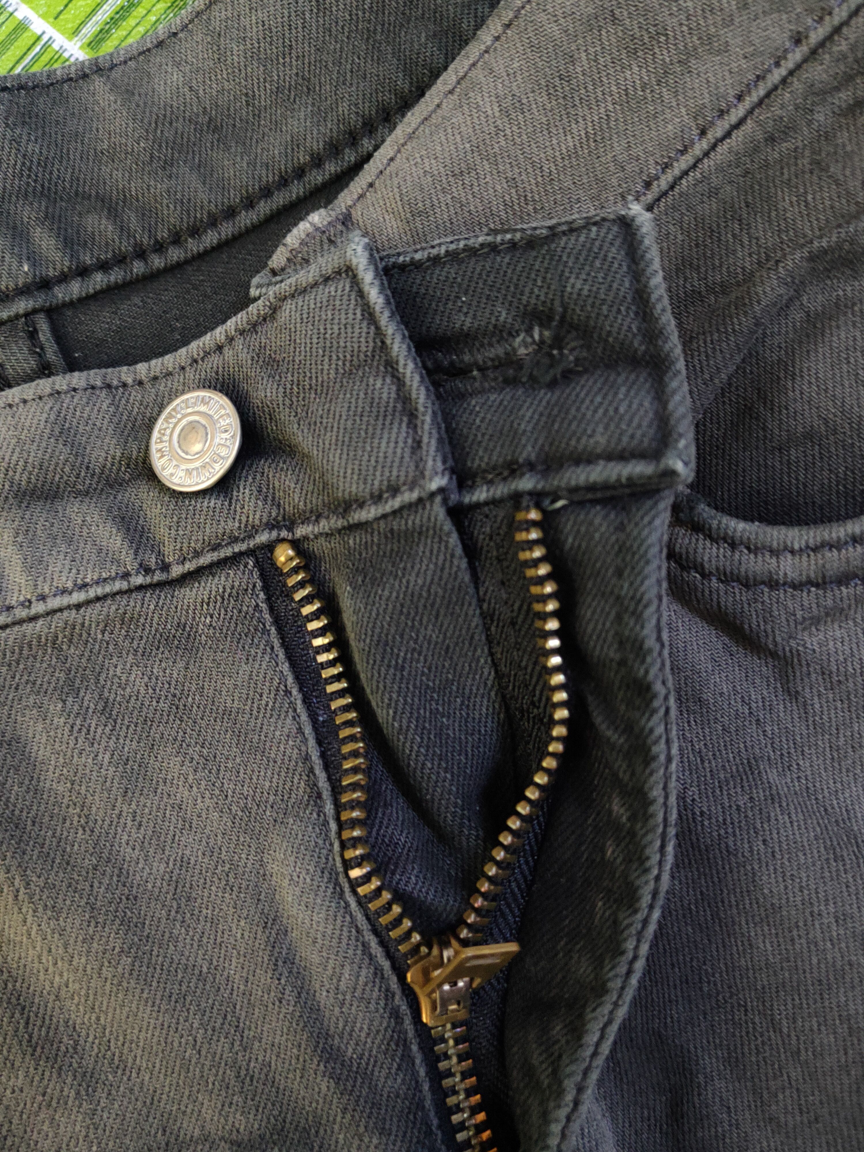 Edwin Edwin Black Faded Distressed Ripped Jeans #S2417 Size US 32 / EU 48 - 14 Thumbnail