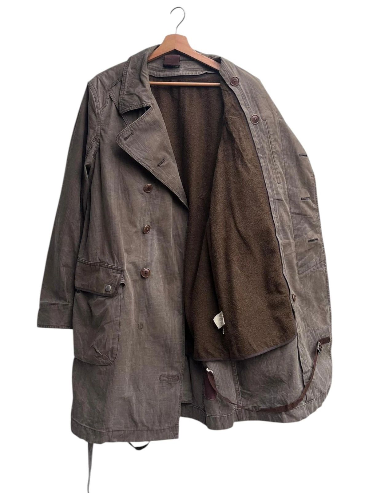 Paul Smith × R.Newbold R. Newbold Plaid Military Style Trench Coat Size US M / EU 48-50 / 2 - 4 Thumbnail