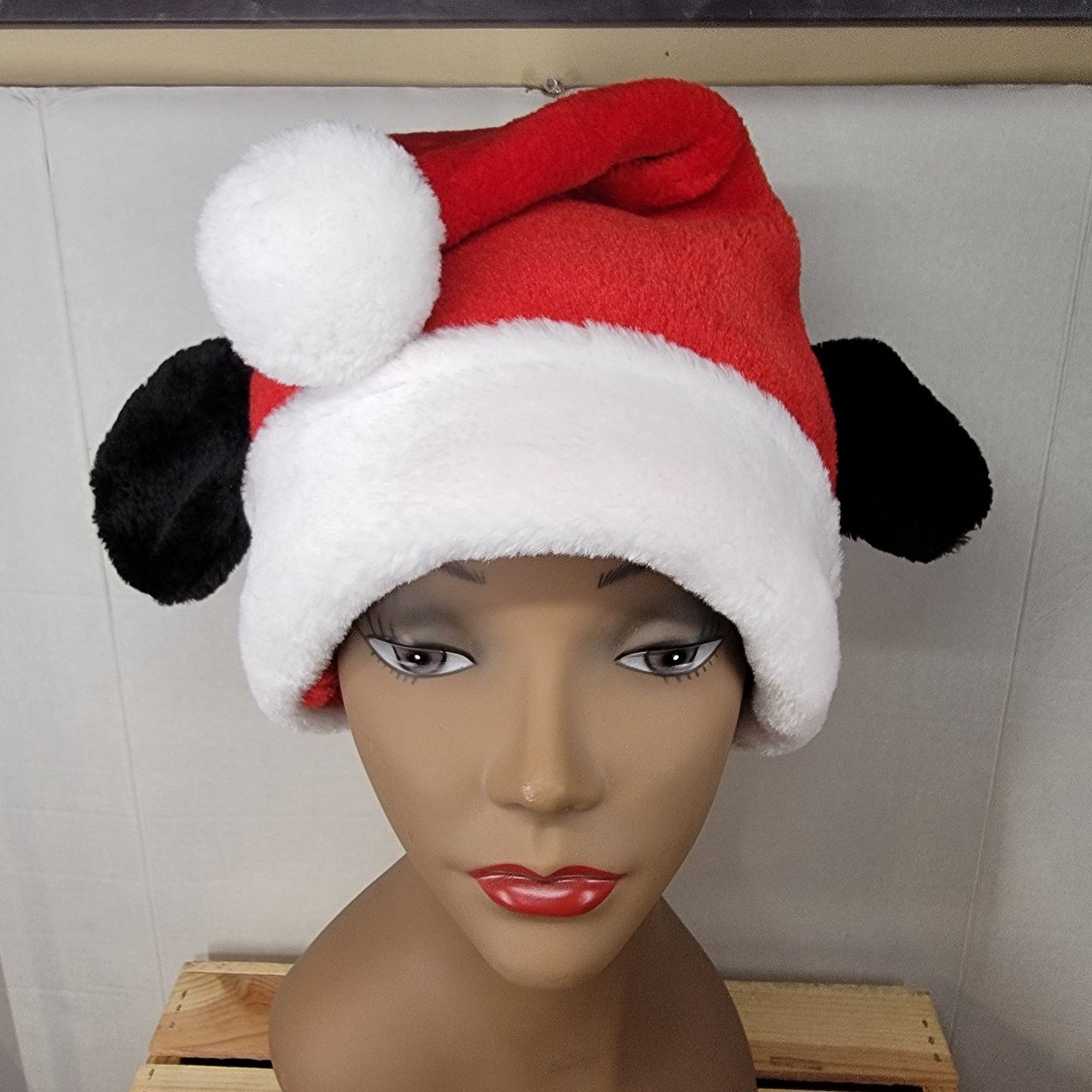 Disney Disney Christmas Santa Hat w/ Mickey Ears Size ONE SIZE - 2 Thumbnail