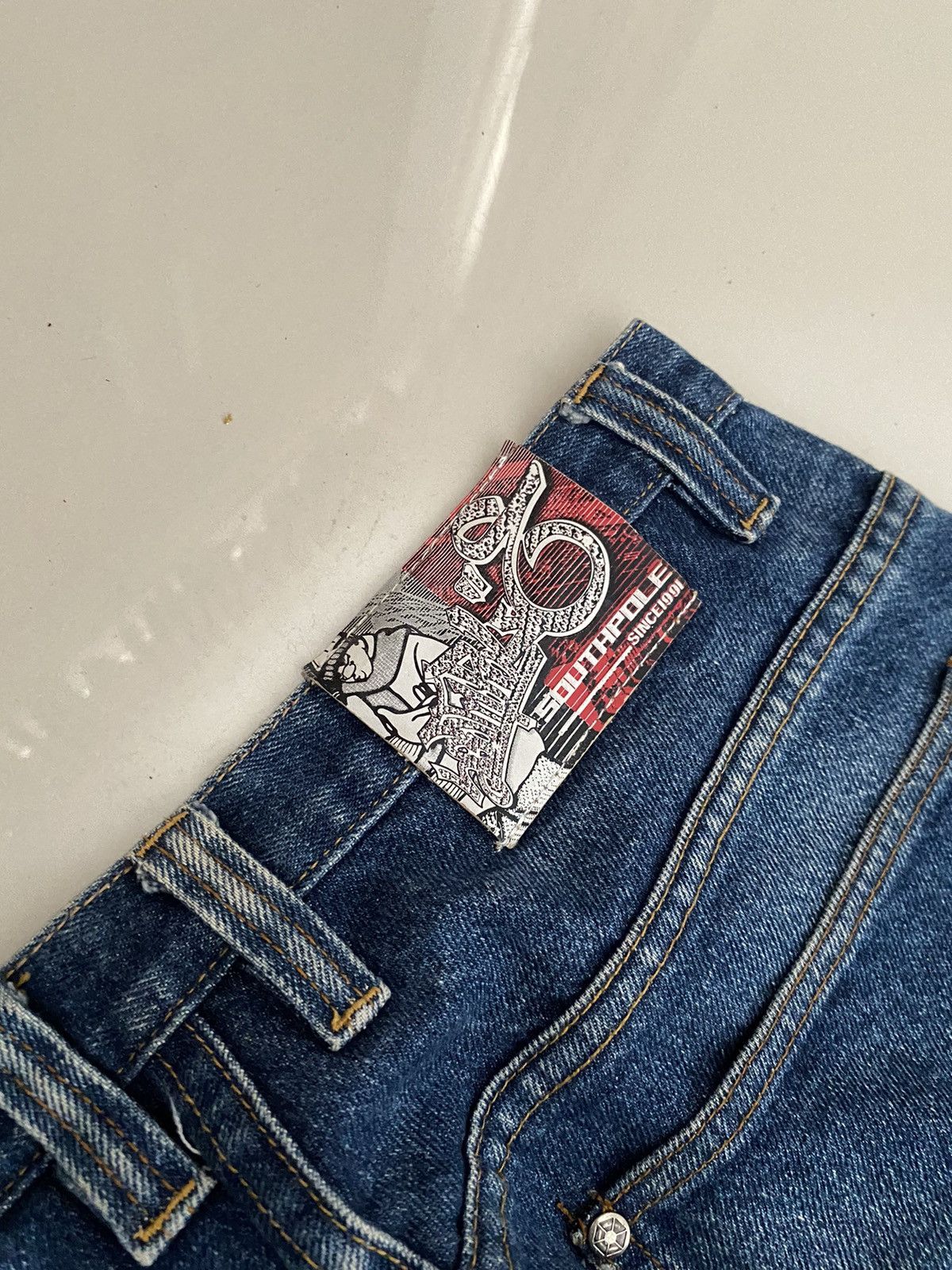 Southpole Y2K Southpole Carpenter Denim Baggy Wide Leg Jeans Size US 34 / EU 50 - 4 Thumbnail