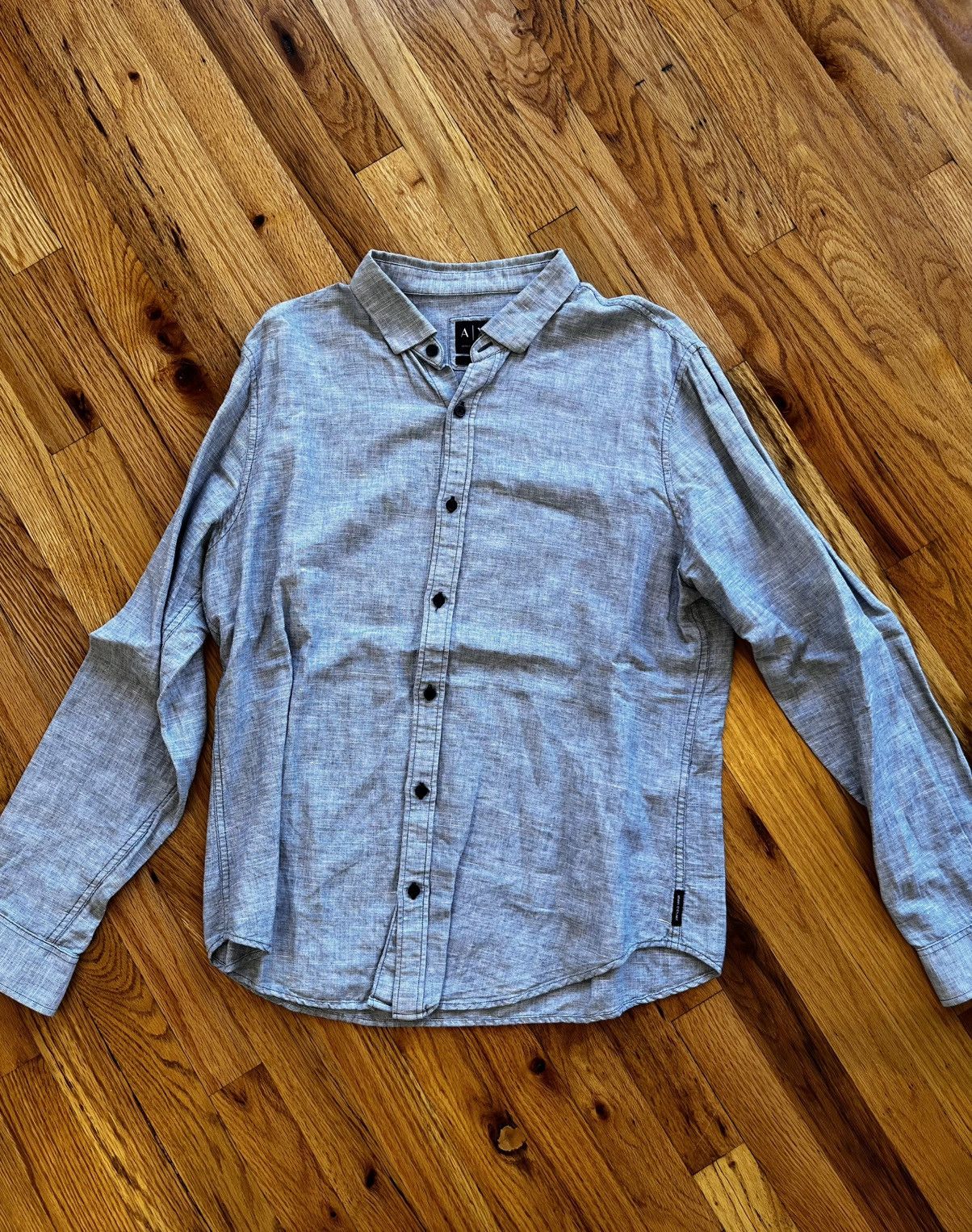 Armani Exchange Vintage Armani Exchange Button Up Size US L / EU 52-54 / 3 - 1 Thumbnail