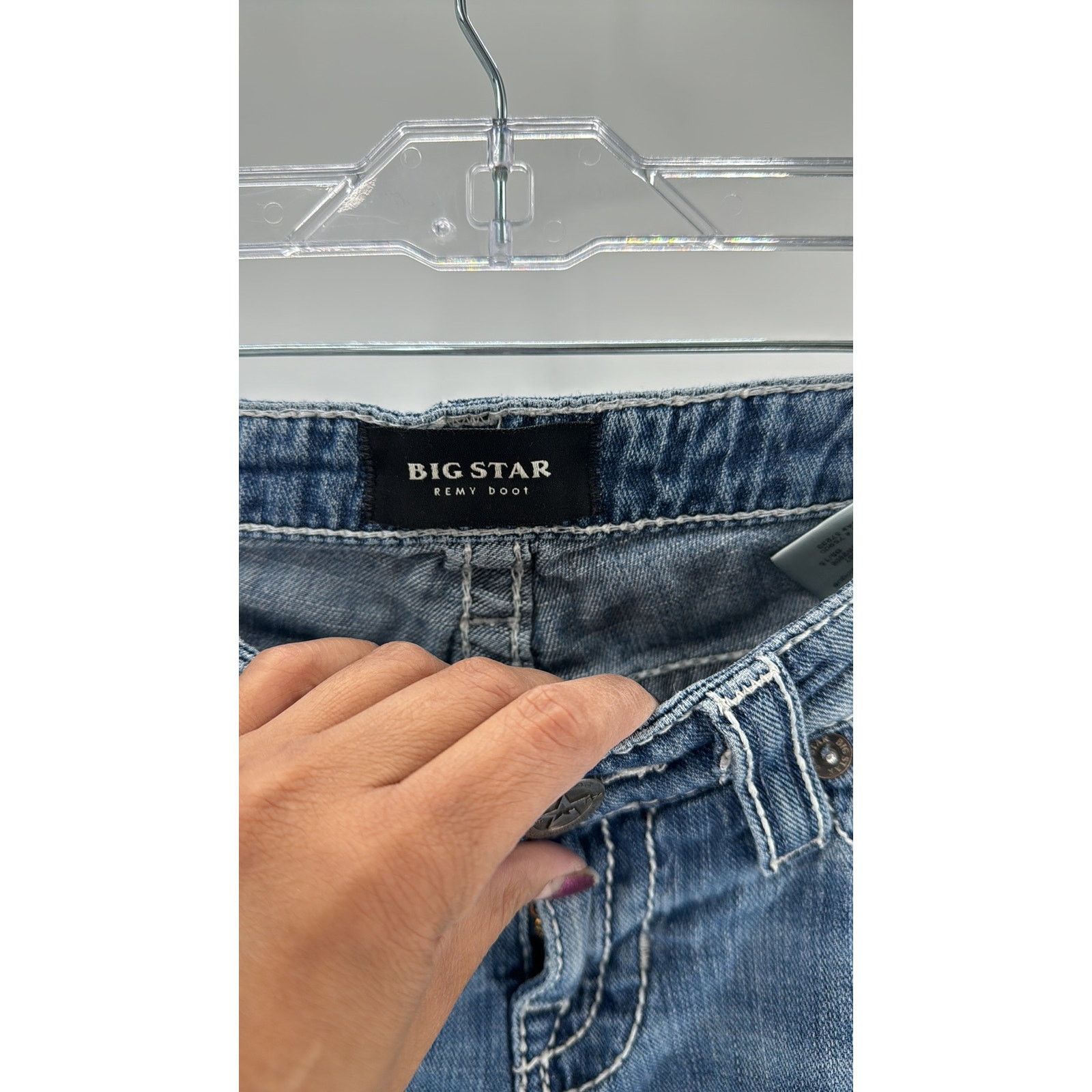 Big Star Big Star Remmy bootcut jeans sz 28 rodeo western low rise Size 28" / US 6 / IT 42 - 7 Thumbnail