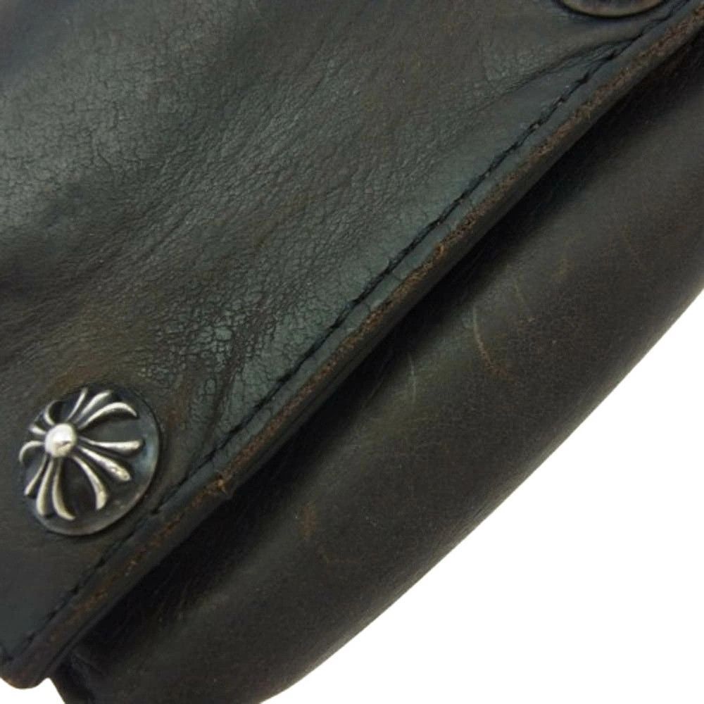 Chrome Hearts OFFER OK 🔥 CHROME HEARTS 3 FOLD CROSS BALL LEATHER WALLET Size ONE SIZE - 7 Thumbnail