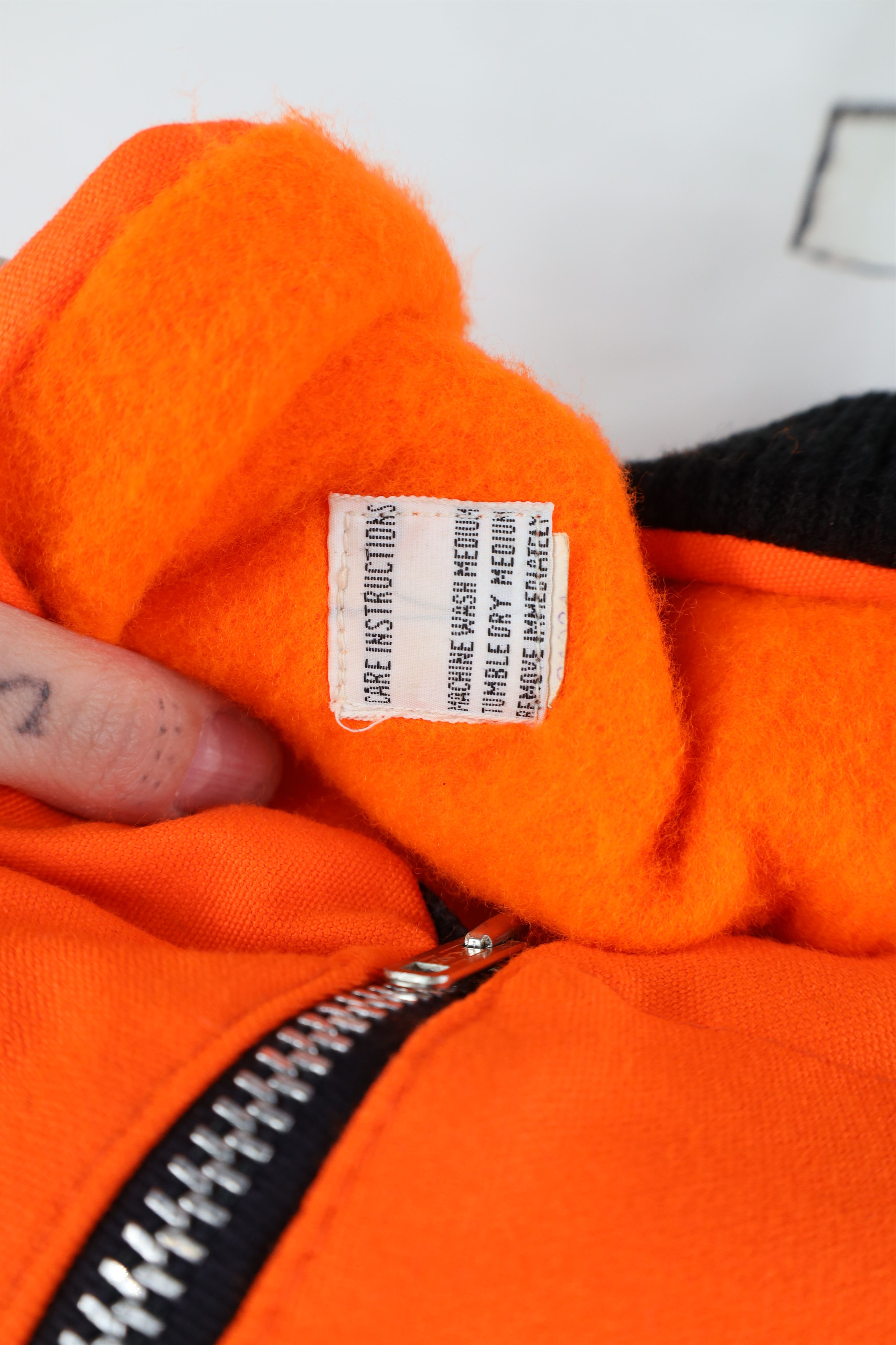 Vintage Vintage 70s Streetwear Hunting Chore Jacket Blaze Orange Size US XL / EU 56 / 4 - 11 Thumbnail