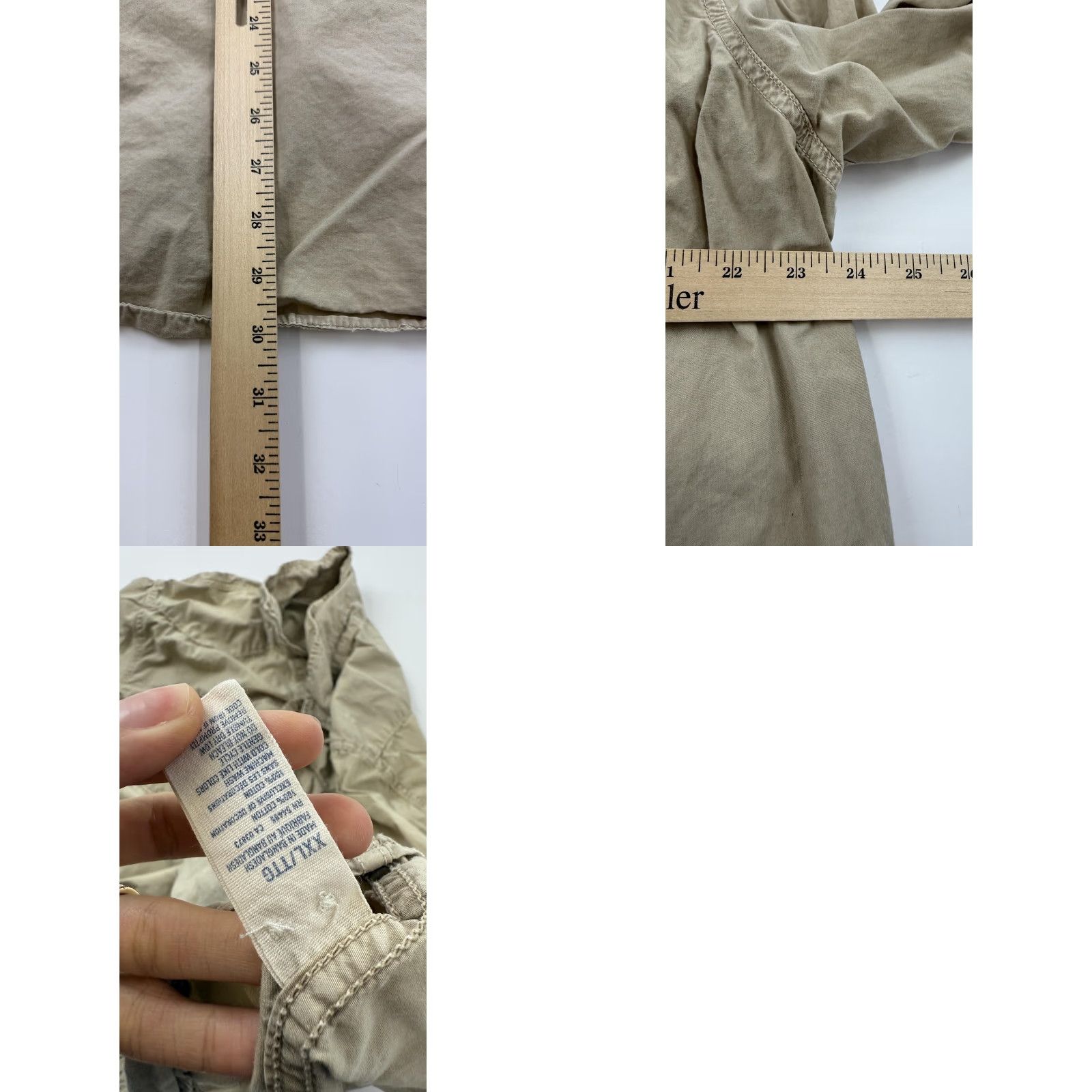 American Eagle Outfitters VINTAGE American Eagle Outfitters Shirt Men's 2XL Long Sleeve Khaki Casual Western Button-Up Size US XXL / EU 58 / 5 - 8 Thumbnail