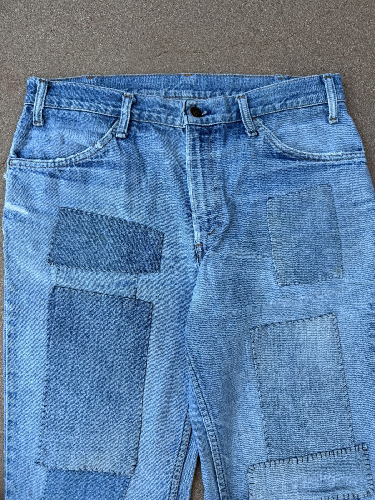 Levi's Vtg 80’s Levi’s 684 Orange Tab Bellbottom Flare Jeans 34x30 Size US 34 / EU 50 - 4 Thumbnail