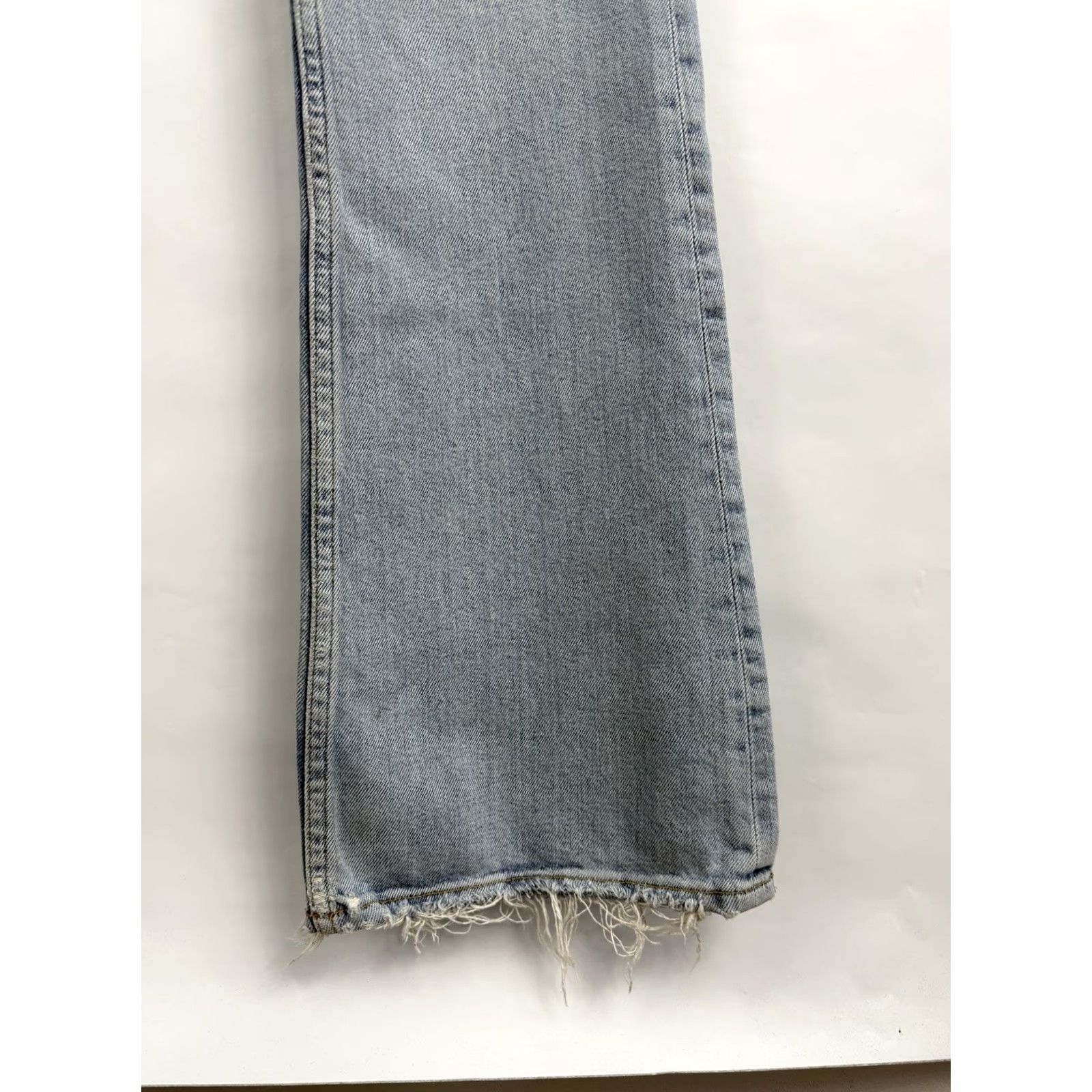 Acne Studios Acne Studios Width Flare Jeans Lita Indigo Fray Flared Jeans - 27/32 - Blue - Women John/Adult Regular Size 27/32 Size 27" / US 4 / IT 40 - 6 Thumbnail