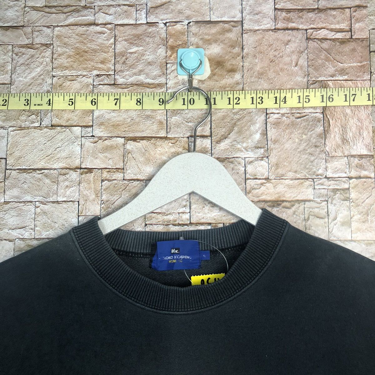 Hiroko Koshino Homme × Vintage DL Hiroko Koshino Homme Dark Blue Sweatshirt #A38 Size US M / EU 48-50 / 2 - 4 Thumbnail