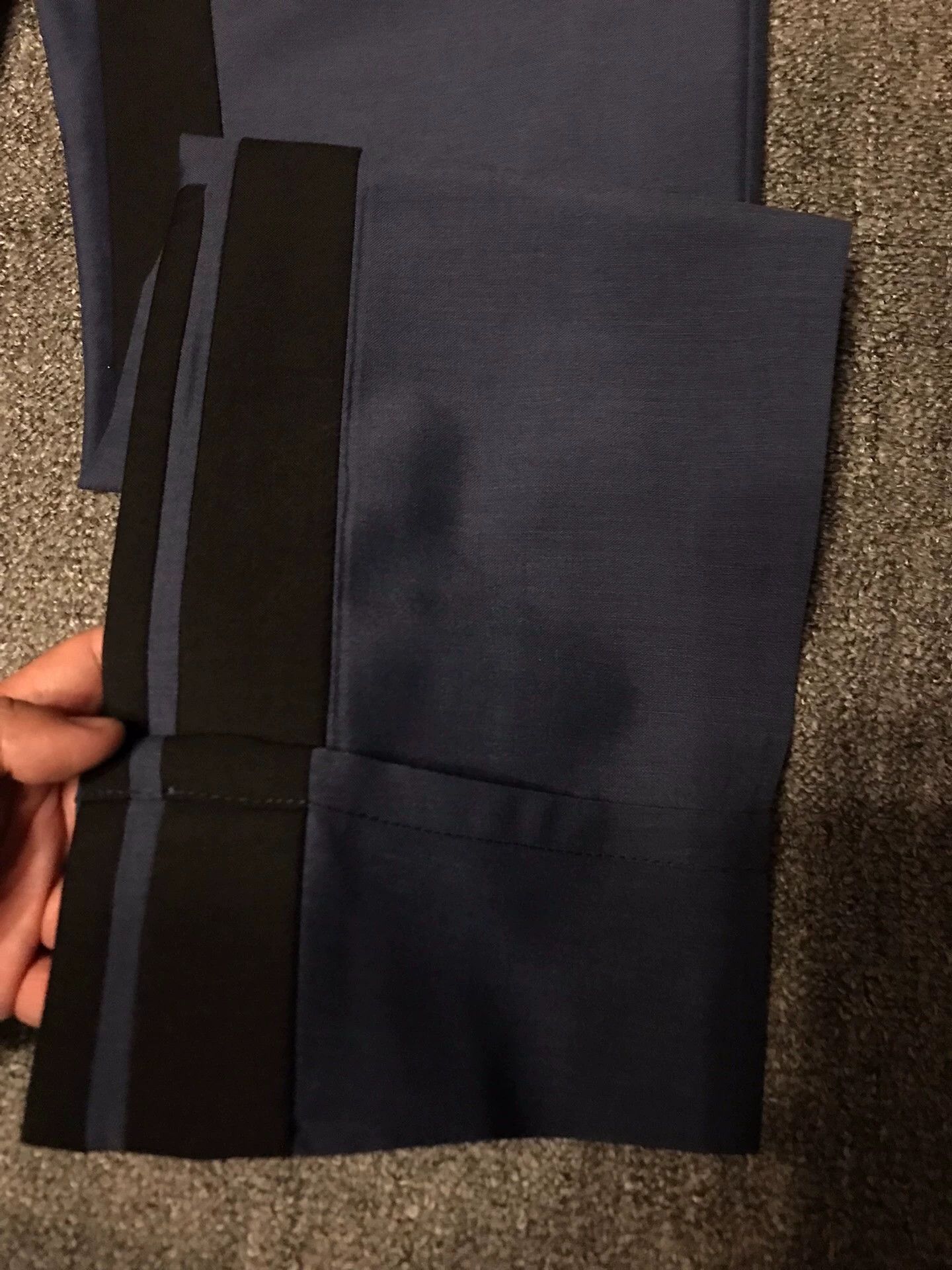 Polo Ralph Lauren Prada new size 50 wool mohair cuffed chinos inner drape Size US 34 / EU 50 - 3 Thumbnail
