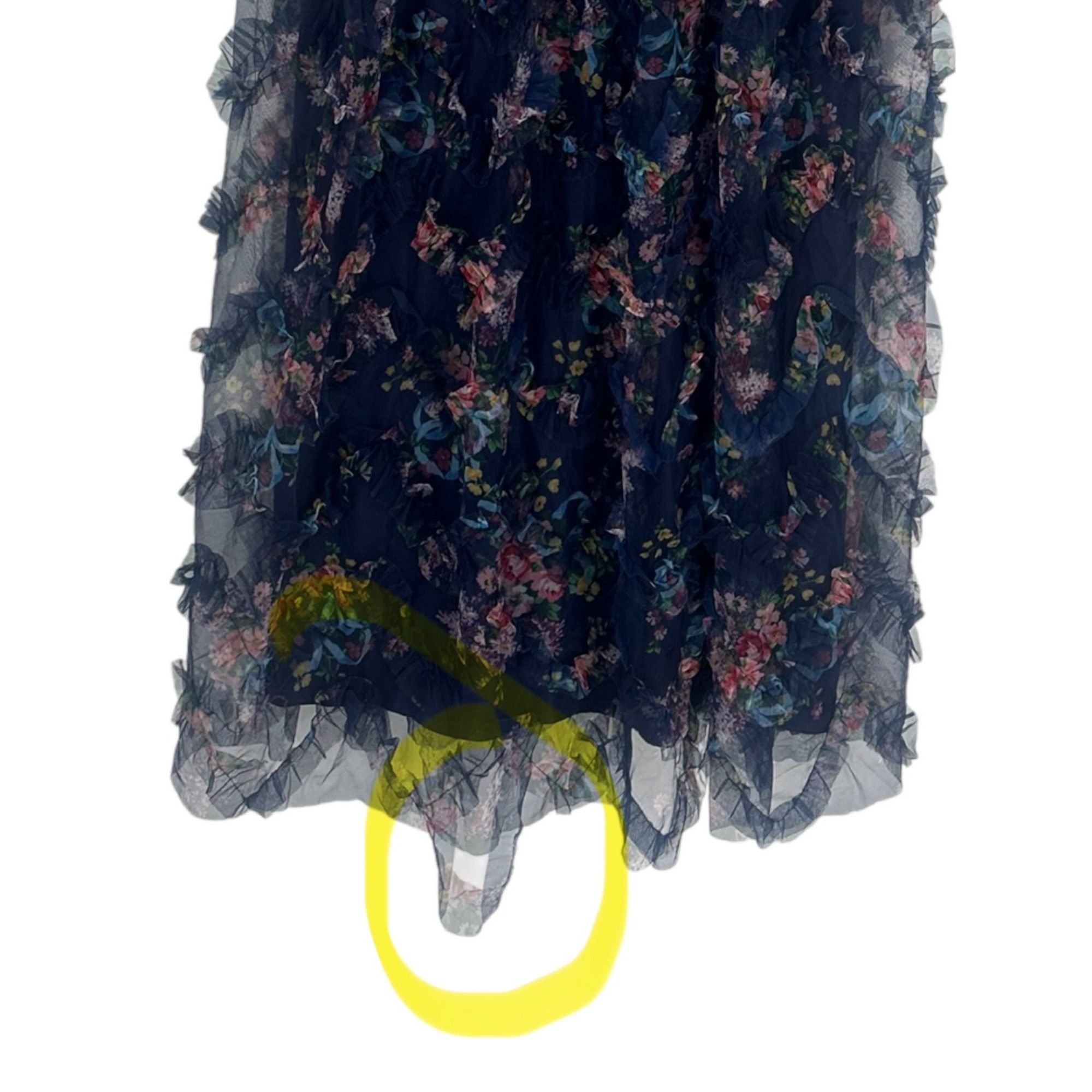 Lulus Lulus Gown - Floral Tulle Corset - XL - NWT Size XL / US 12-14 / IT 48-50 - 8 Thumbnail