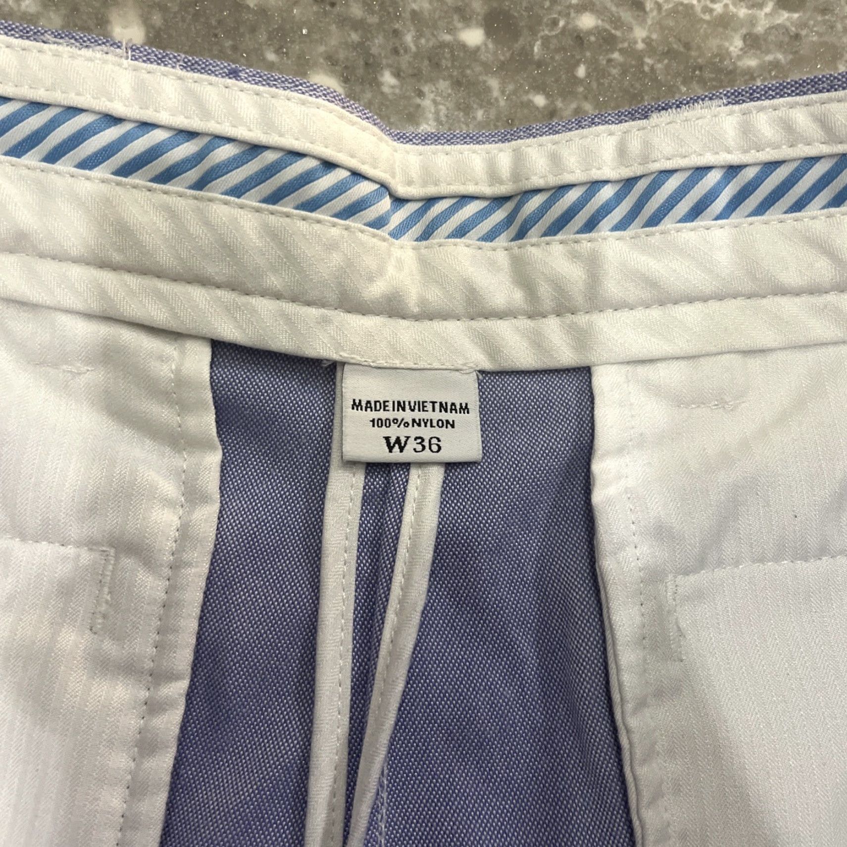 Footjoy FootJoy Mens Golf Shorts Flat Front 36 Blue 10” Inseam Nylon Breathable Pockets Zip Front Modern Golf Wear Mens Size US 36 / EU 52 - 4 Thumbnail