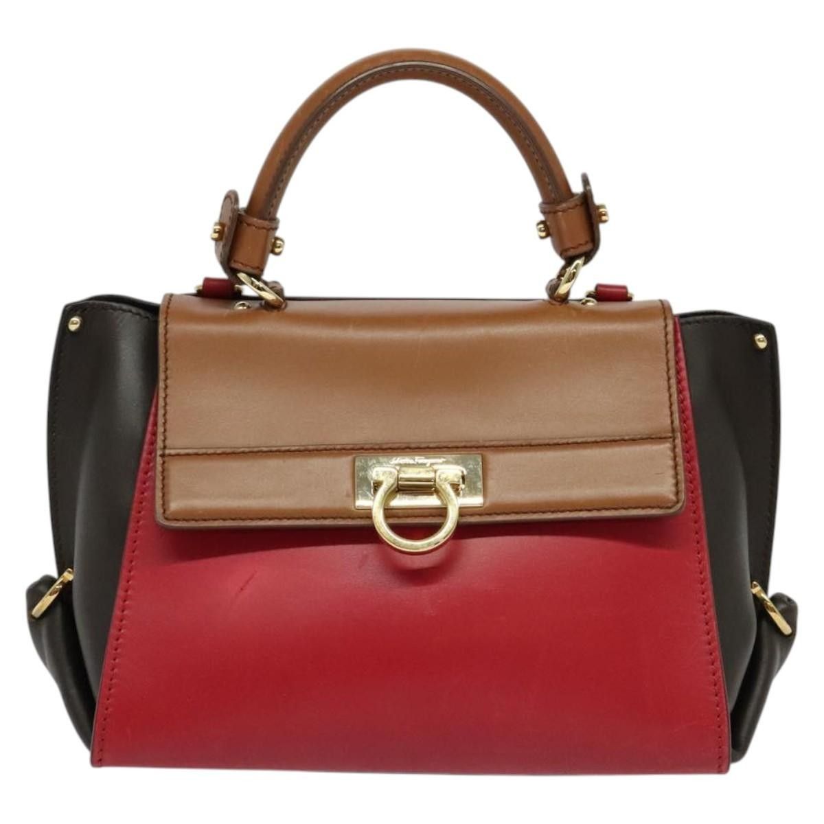 Salvatore Ferragamo Salvatore Ferragamo Sofia Satchel Leather Size ONE SIZE - 1 Thumbnail