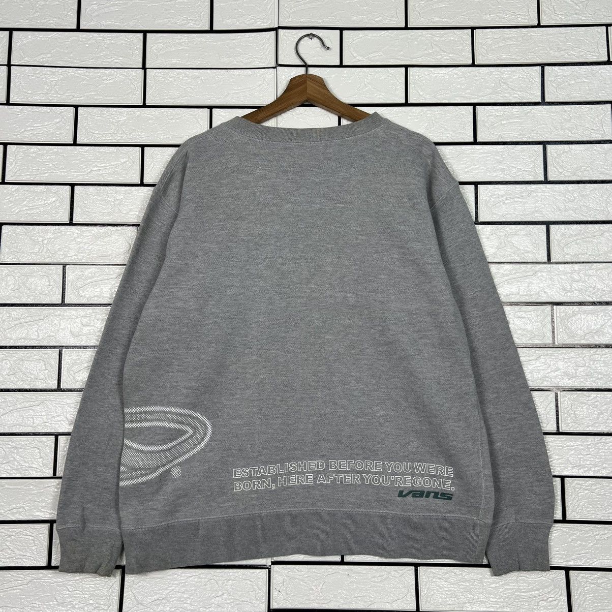 Vans Vintage 90's VANS Big Logo Crewneck Sweatshirt #3971-C181 Size US L / EU 52-54 / 3 - 14 Thumbnail