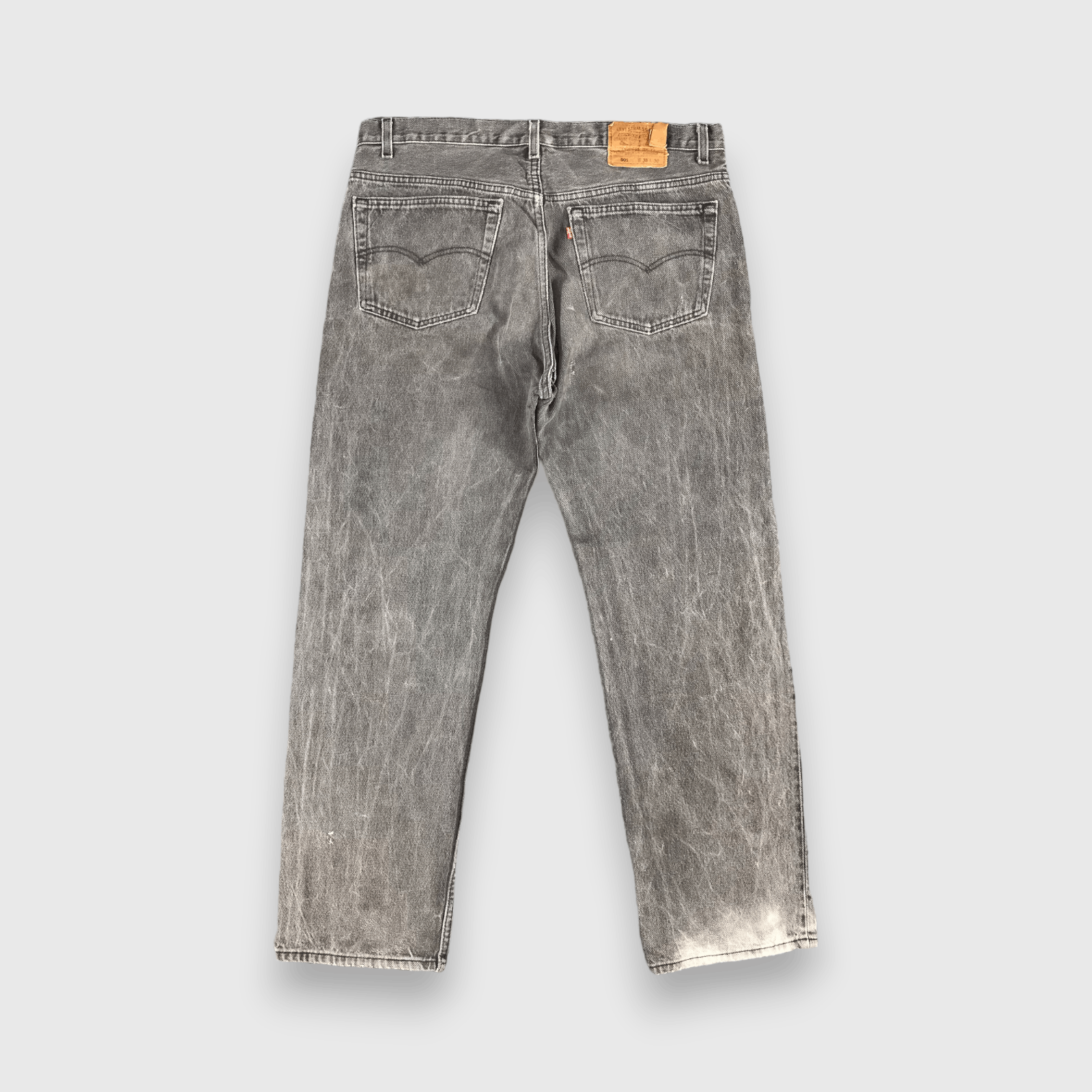 Levi's Vintage 90s Distress Levis 501 Jeans-J1455 Size US 38 / EU 54 - 2 Thumbnail