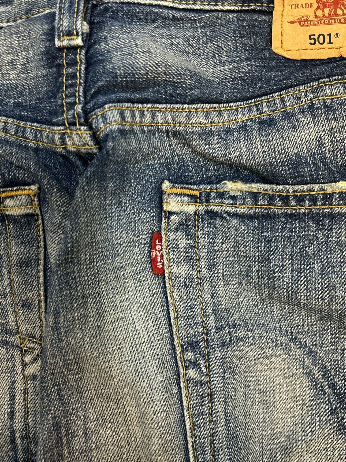 Levi's Vintage Clothing 👖 Vintage Levi's 501 Distressed Denim Jeans Japanese Release Size US 32 / EU 48 - 6 Thumbnail