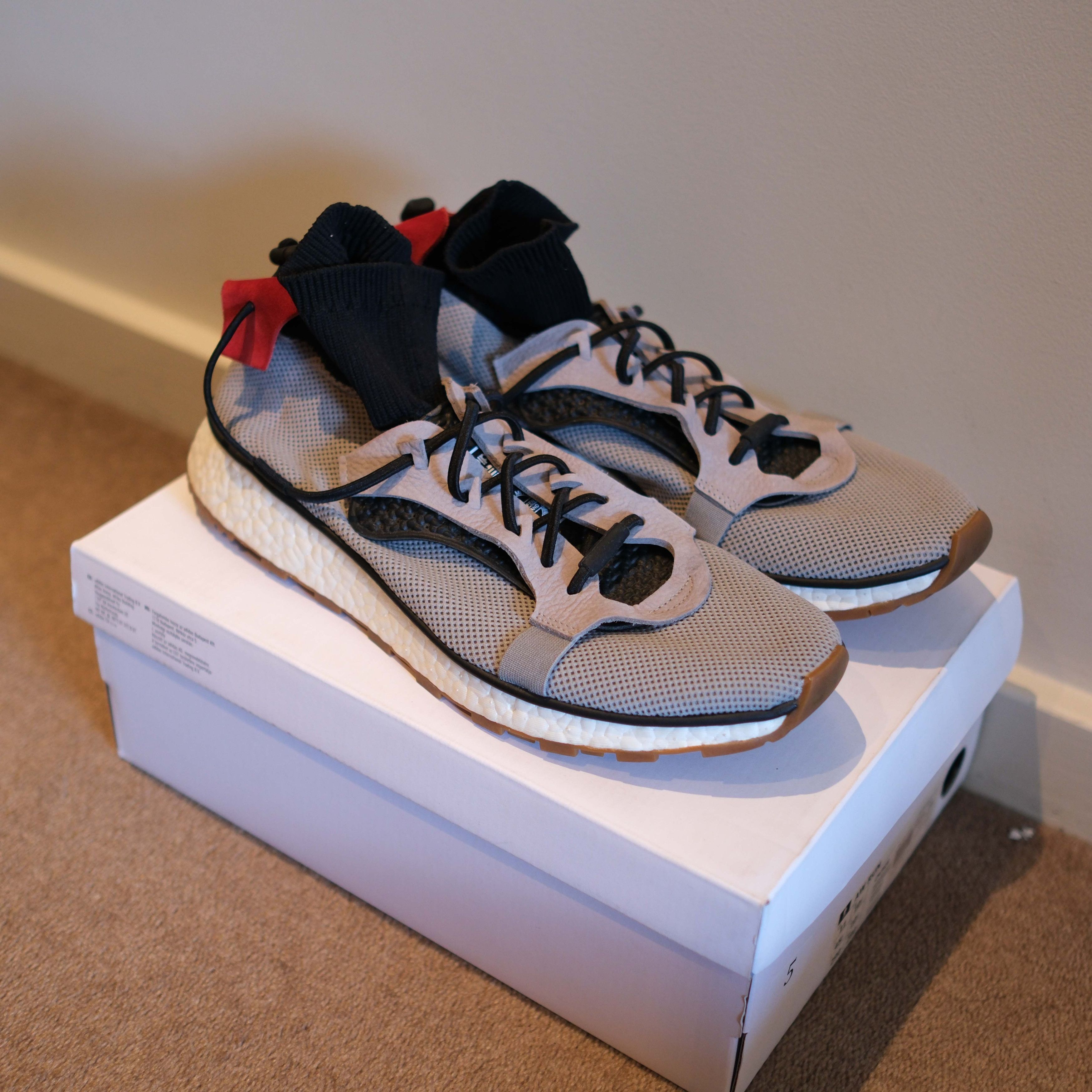 image of Adidas x Alexander Wang Aw Run Sock Sneakers in Grey, Men's (Size 11)