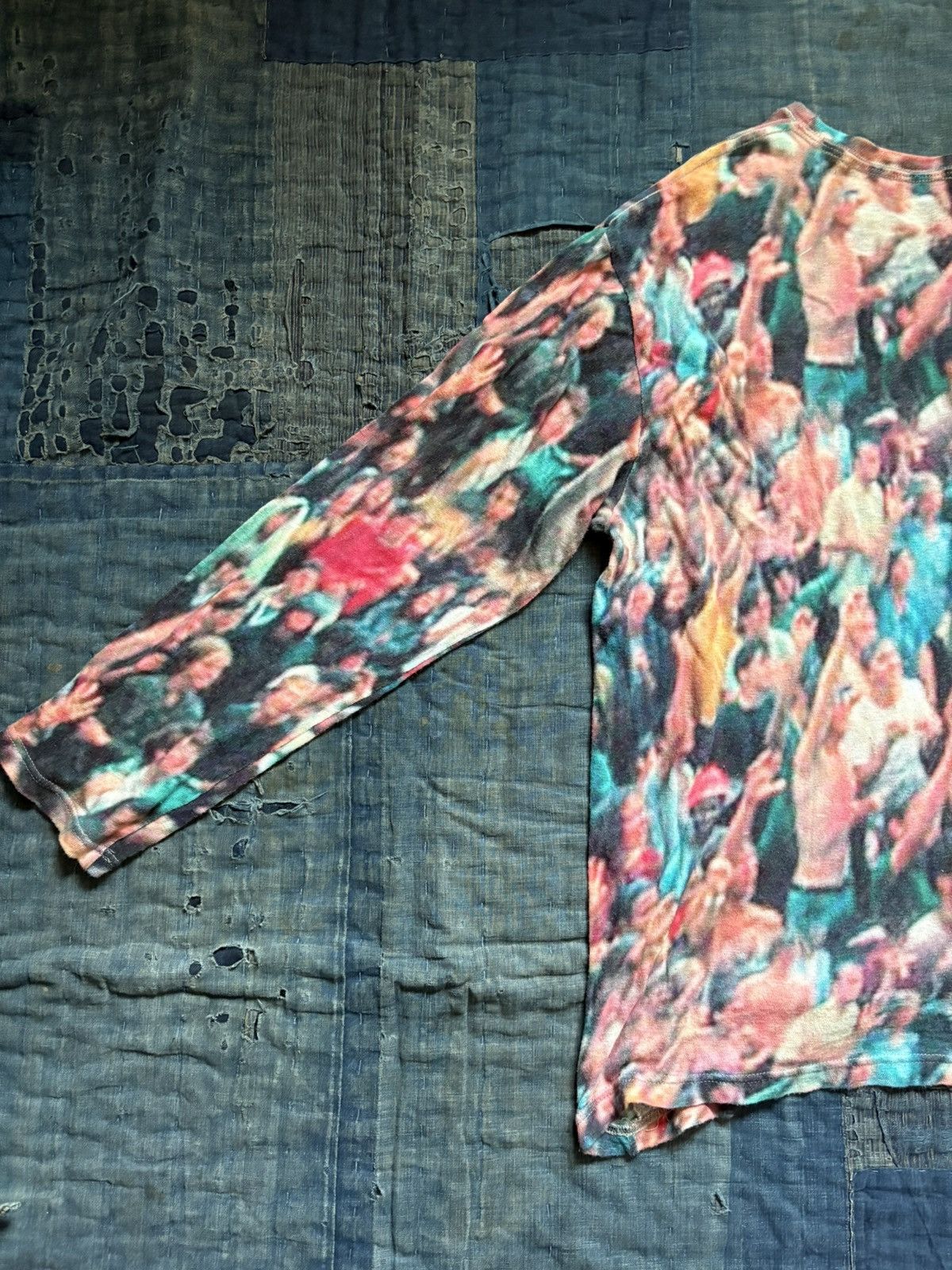 Kapital × Kapital Kountry KAPITAL festival printed Long Sleeve T-Shirt Size US XL / EU 56 / 4 - 9 Thumbnail