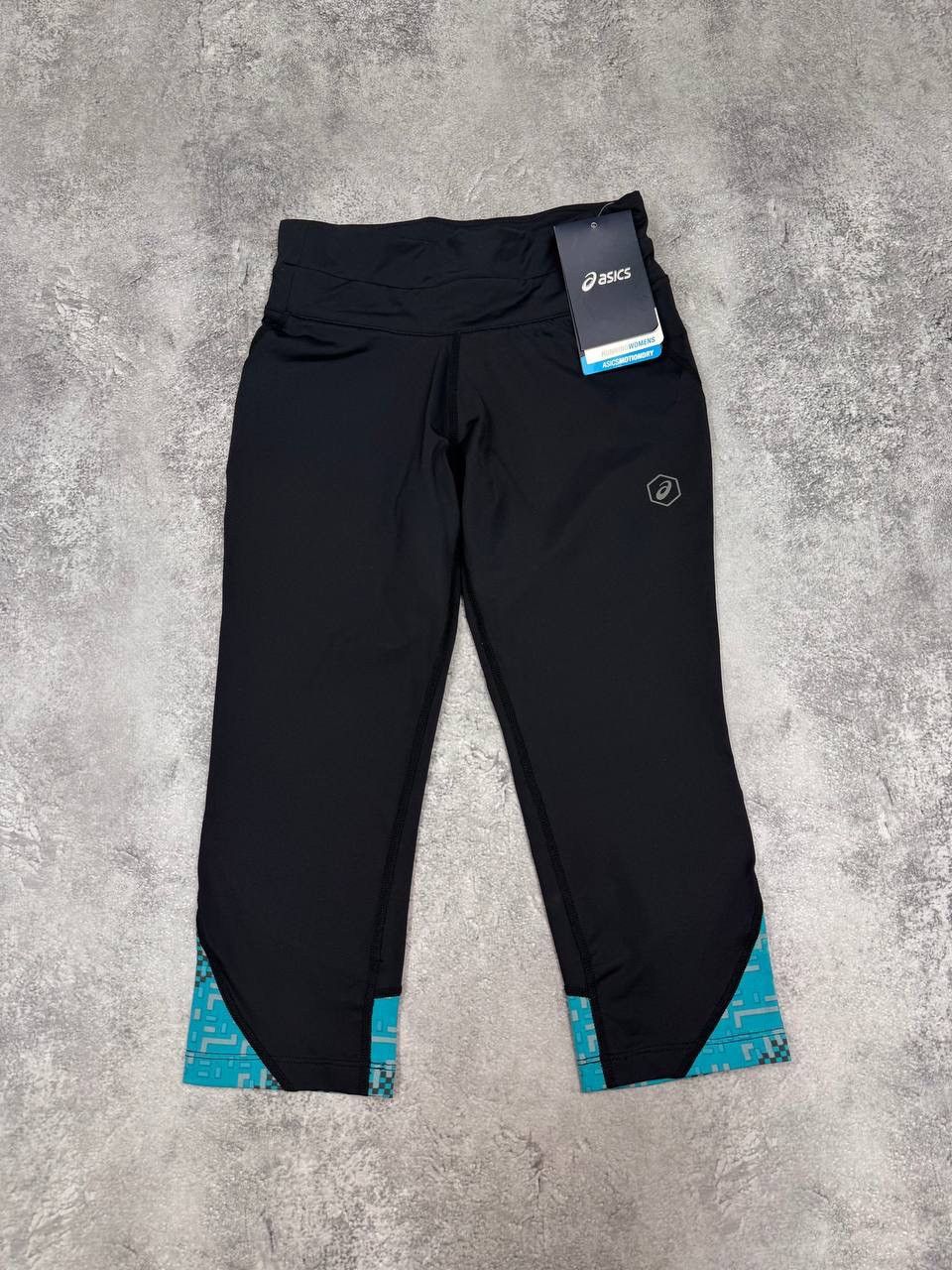 Asics Asics Women NWT Race Knee Tight Capri Leggings Running Black Size 24" / US 00 / IT 34 - 1 Thumbnail