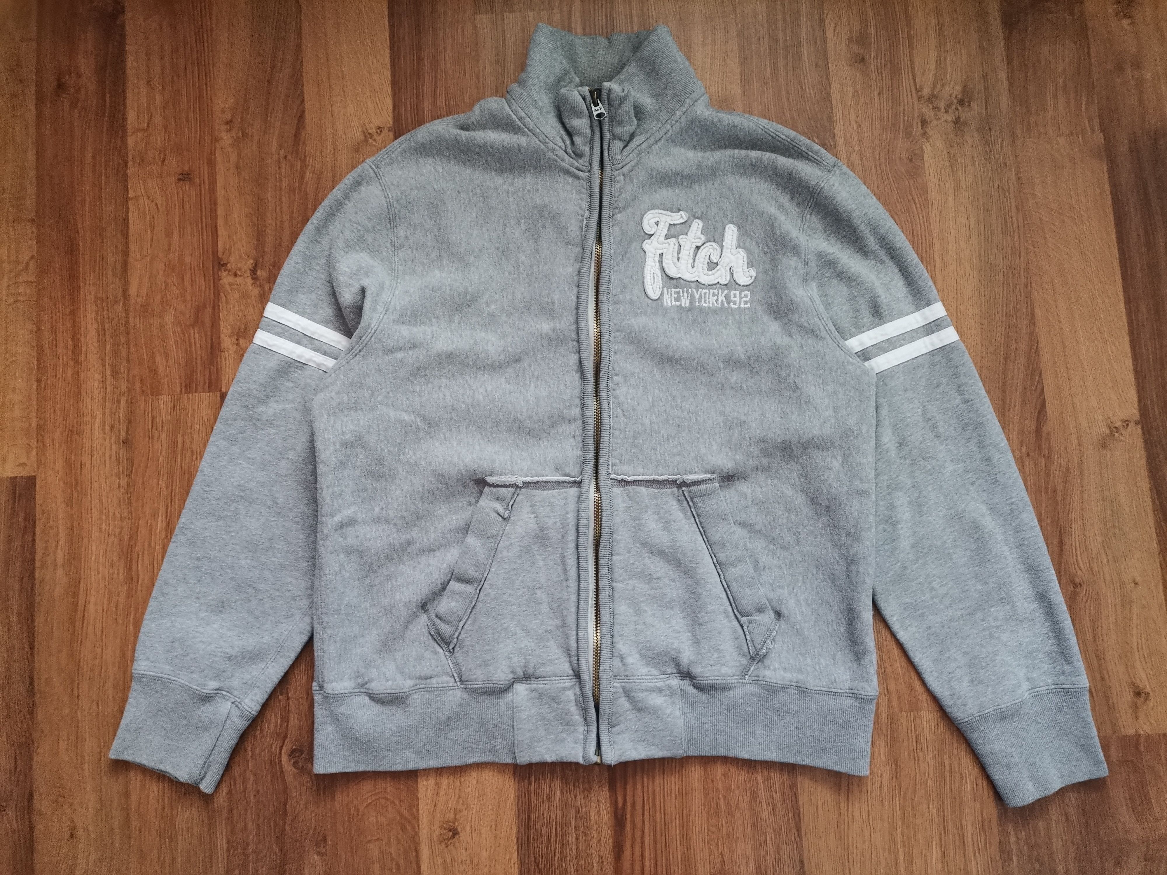 Abercrombie & Fitch Abercrombie & Fitch Zip Up Sweatshirt Size US XL / EU 56 / 4 - 1 Thumbnail