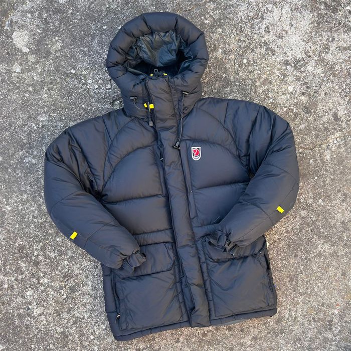 Vintage Fjallraven Puffer Jacket Winter Heavy Coat Black | Grailed