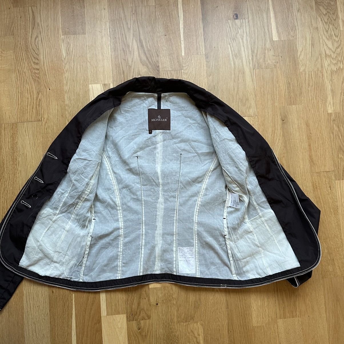 Moncler Vintage Moncler brown label nylon blazer jacket Size S / US 4 / IT 40 - 7 Thumbnail