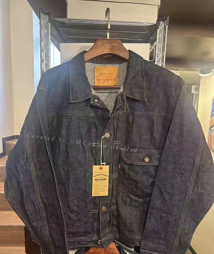 Vintage WAREHOUSE 1947 MODEL Denim Jacket Size US S / EU 44-46 / 1 - 1 Thumbnail