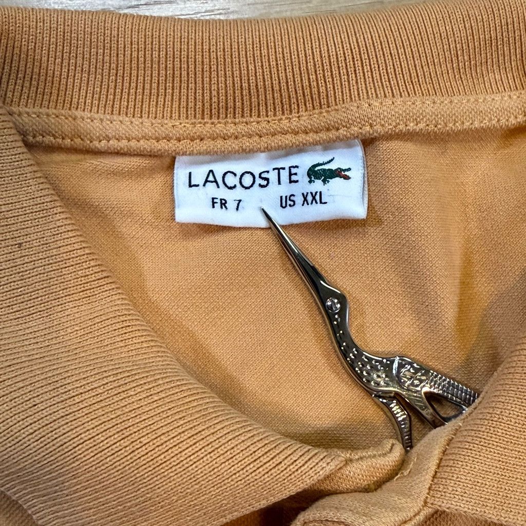 Lacoste Lacoste Men’s Polo Shirt Tan US XXL FR 7 Size US XXL / EU 58 / 5 - 6 Thumbnail