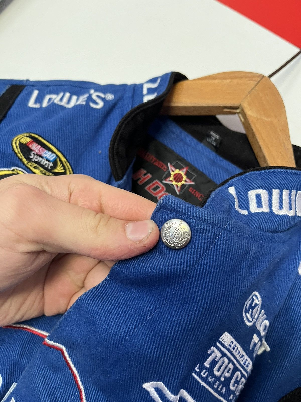 NASCAR Vintage 00’s JH Design Jimmie Johnson Nascar Jacket Racing Size XS / US 0-2 / IT 36-38 - 8 Thumbnail