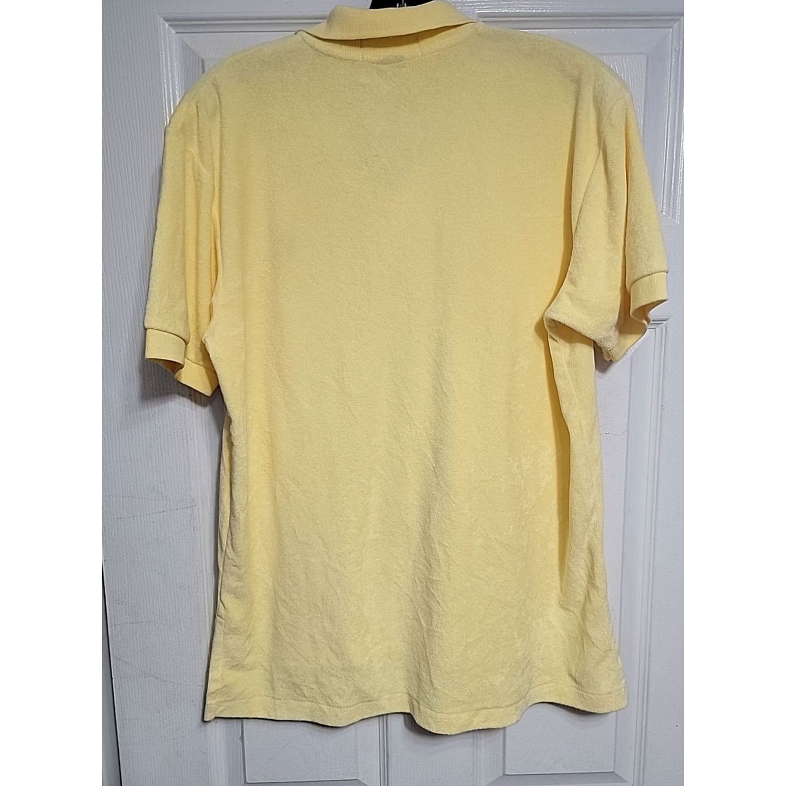 Ralph Lauren VINTAGE Polo by Ralph Lauren Mens M Polo Shirt Yellow Velour Size US M / EU 48-50 / 2 - 5 Thumbnail