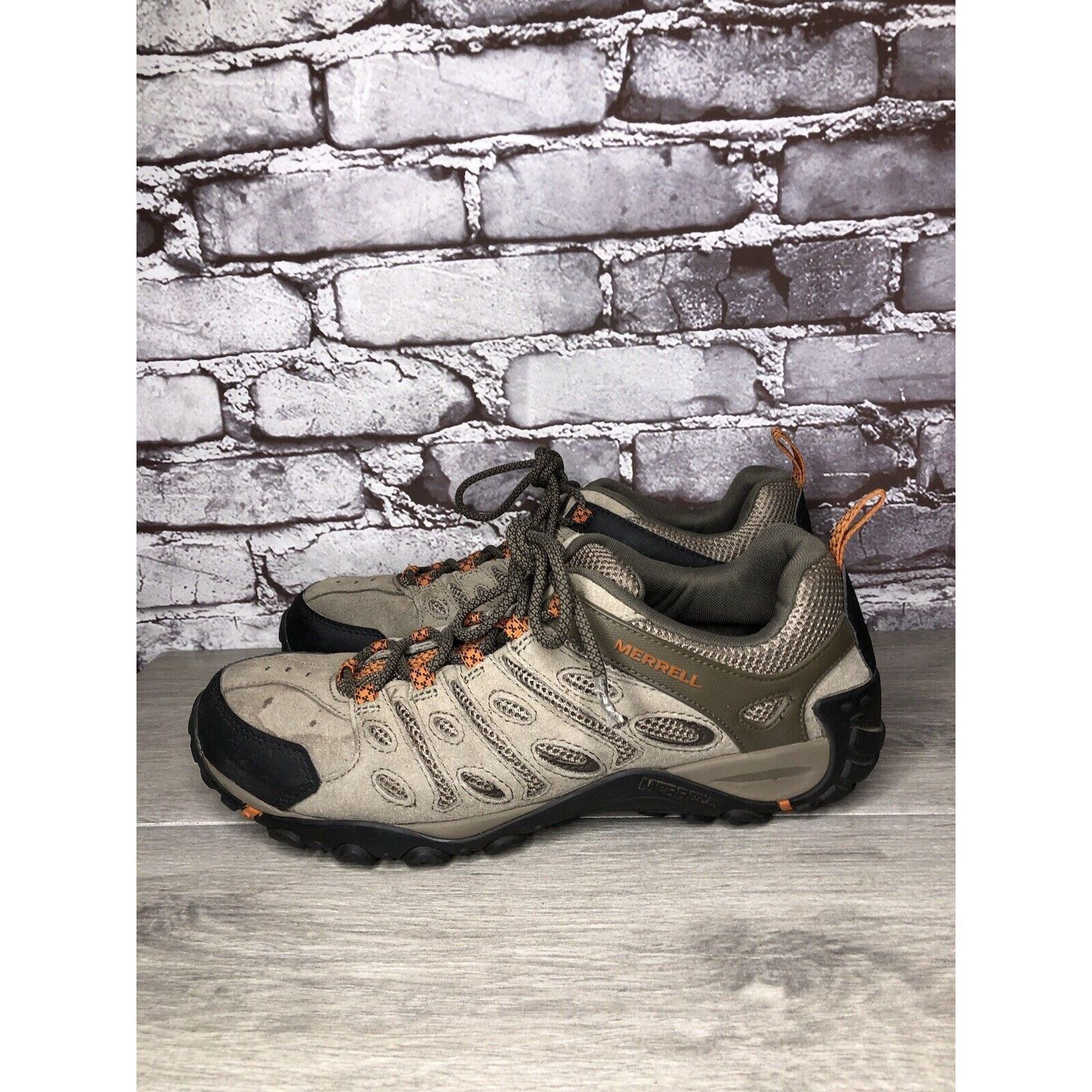 Merrell Merrell Crosslander 2 Boulder Apricot Beige Orange Lace Hiki Size US 12 / EU 45 - 16 Thumbnail