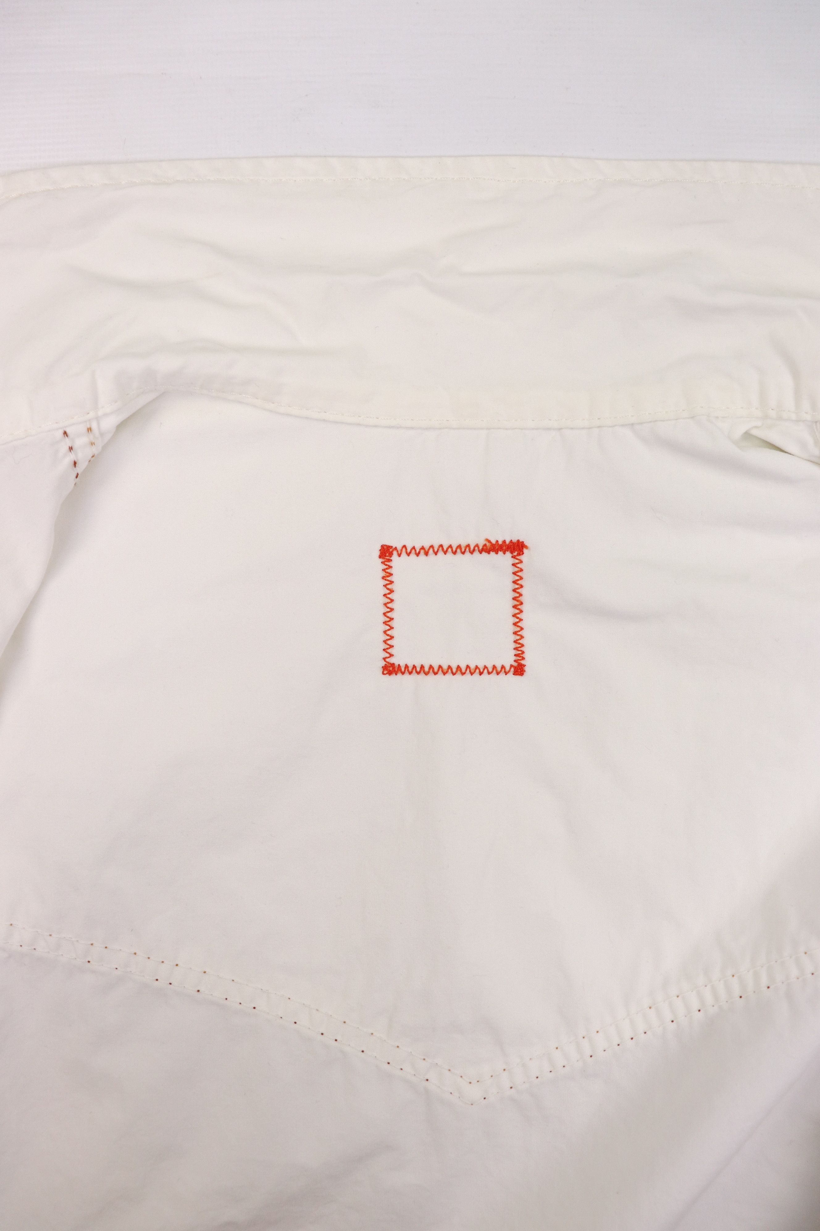 Hugo Boss Hugo Boss Vintage White Cotton Trucker Jacket Size US XL / EU 56 / 4 - 13 Thumbnail