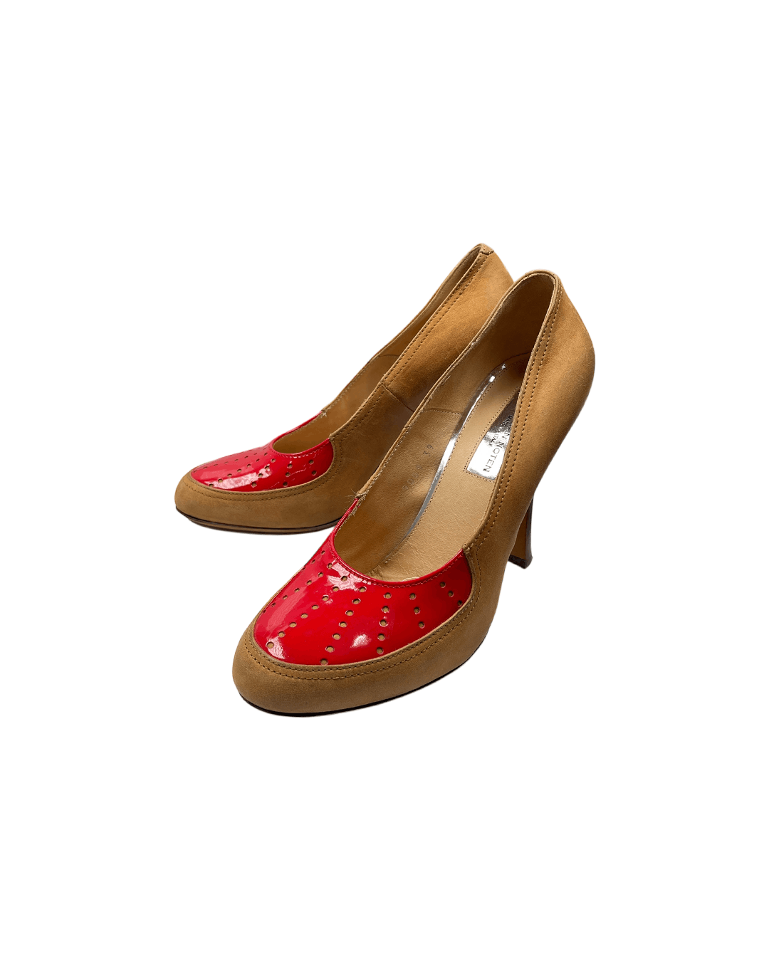 Dries Van Noten Dries Van Noten Red Toe Suede Heel Size US 9 / IT 39 - 6 Thumbnail