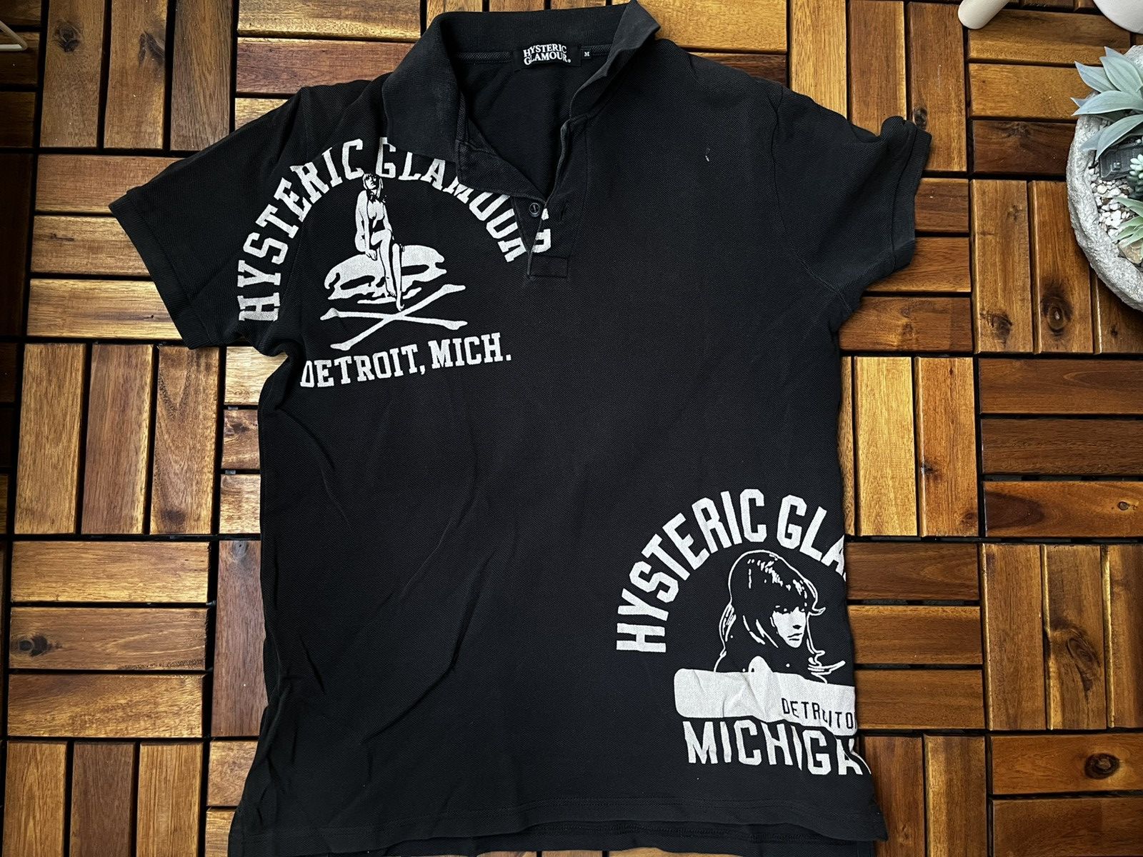 Hysteric Glamour Hysteric Glamour Search and Destroy Polo | Grailed