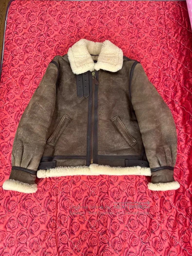 Schott Schott B-3 flying leather jacket Size US XL / EU 56 / 4 - 2 Thumbnail