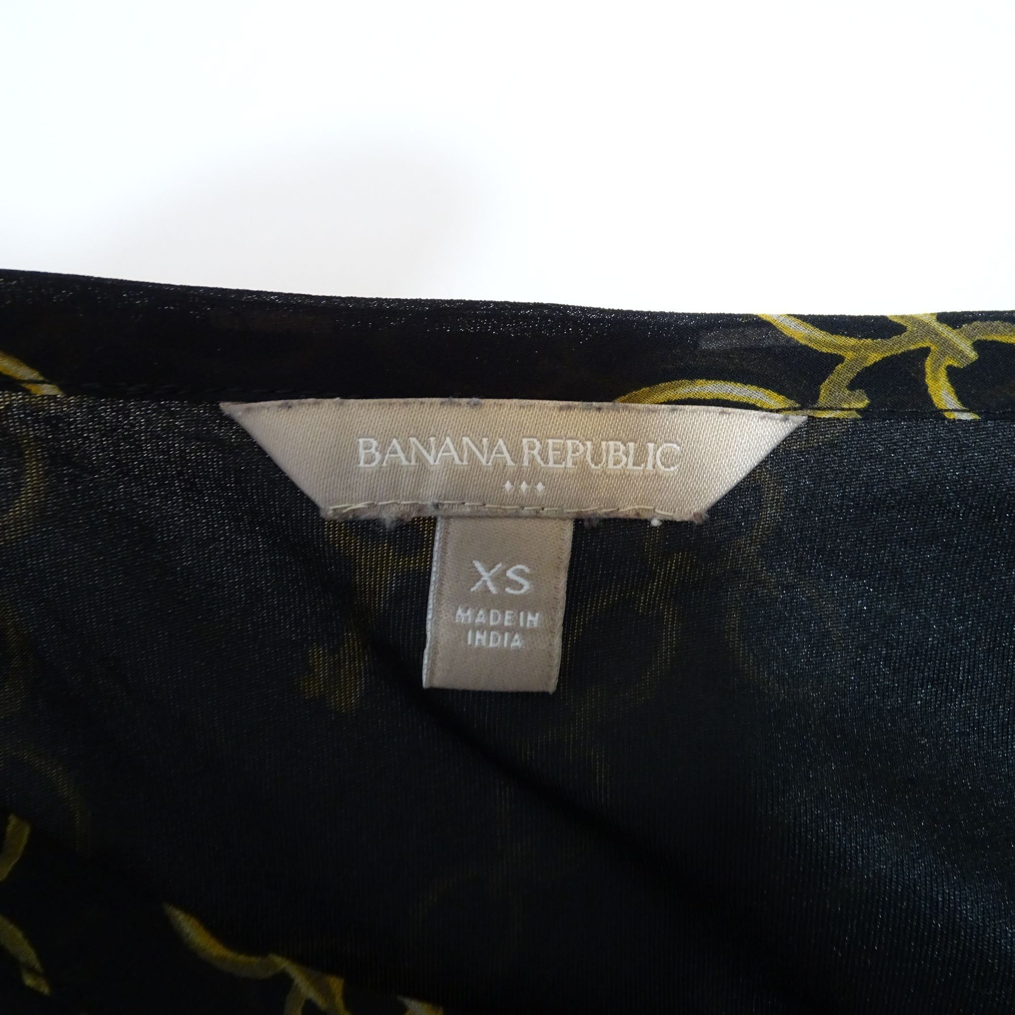 Banana Republic Banana Republic Women Black Long Sleeve Sheer Blouse size XS Size XS / US 0-2 / IT 36-38 - 5 Thumbnail