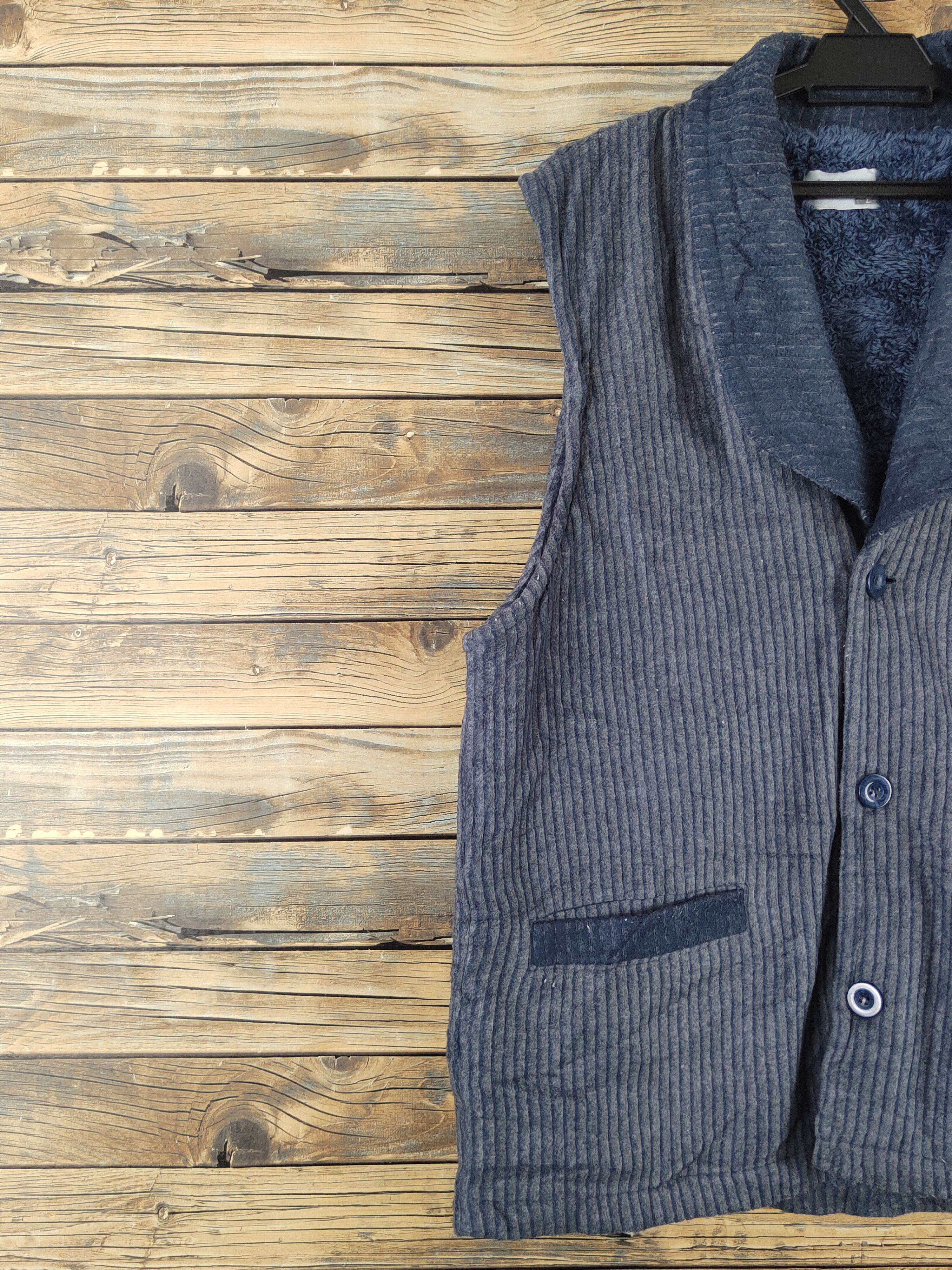 Japanese Brand × Vintage Rare Vintage Japanese Brand Navy Vests Size US L / EU 52-54 / 3 - 4 Thumbnail