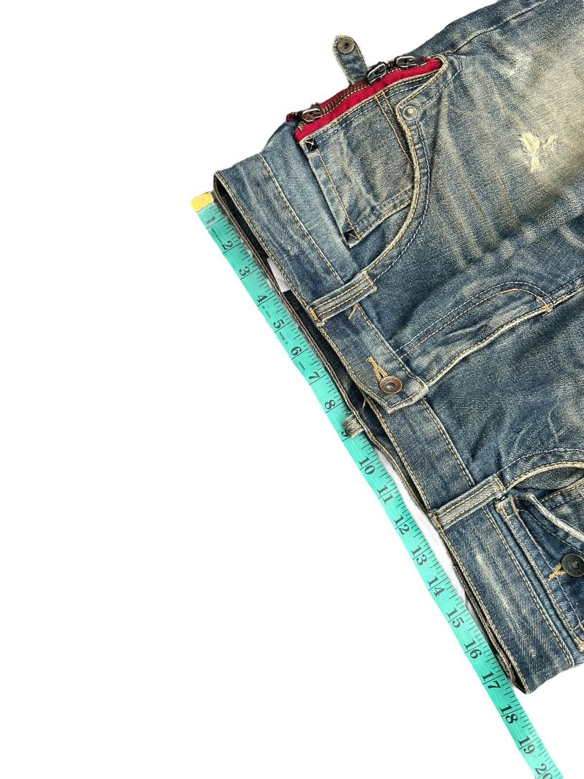 Japanese Brand Semantic Design Flare Distresed Denim Size US 36 / EU 52 - 14 Thumbnail