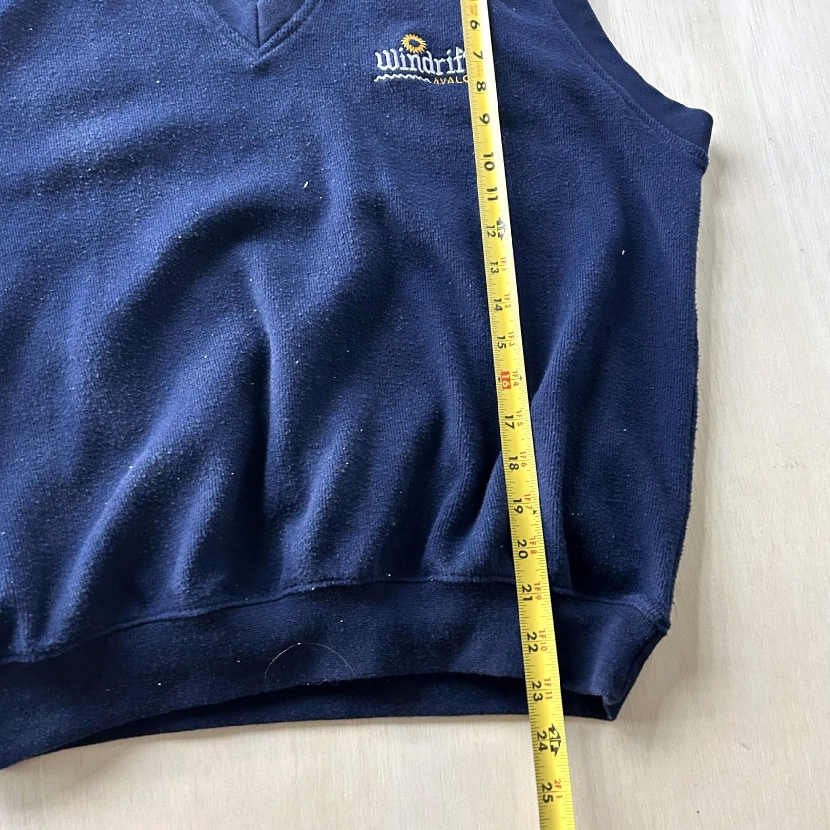Logo 7 DIPORT USA Sweater Vest Mens S Blue V Neck Knit Windrift Avalon Logo Size US S / EU 44-46 / 1 - 5 Thumbnail
