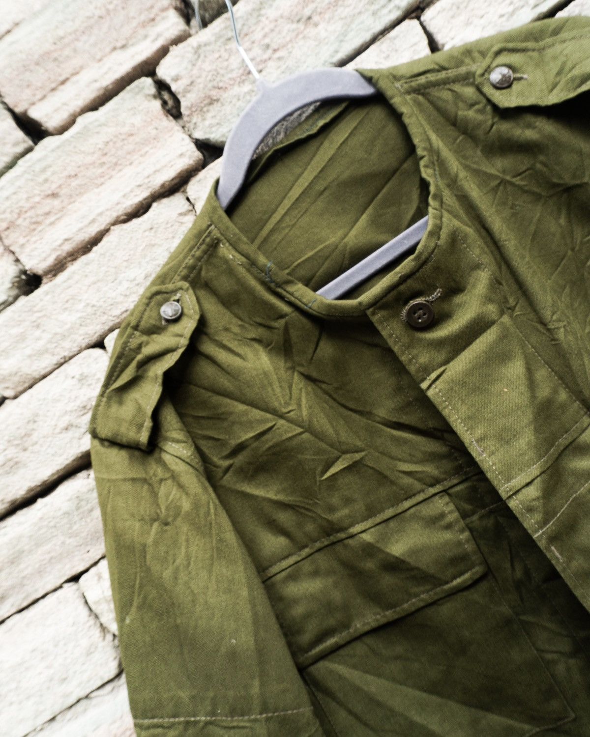 Vintage Eastern Bloc Field Jacket / Service Jacket Eastern Europe Size US L / EU 52-54 / 3 - 3 Thumbnail