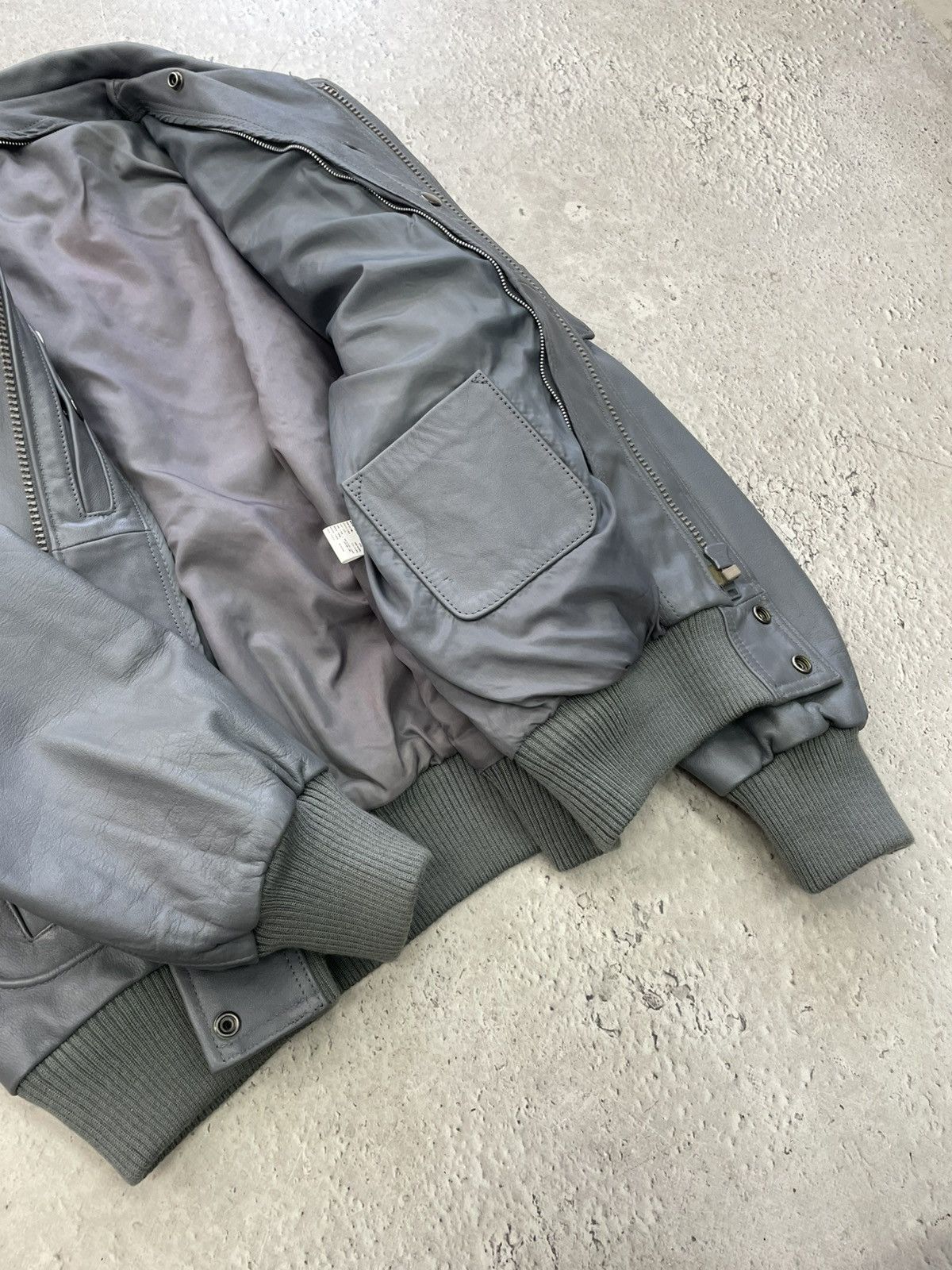 Schott Leather aviation leather jacket schott style retro style y2k Size US M / EU 48-50 / 2 - 12 Thumbnail